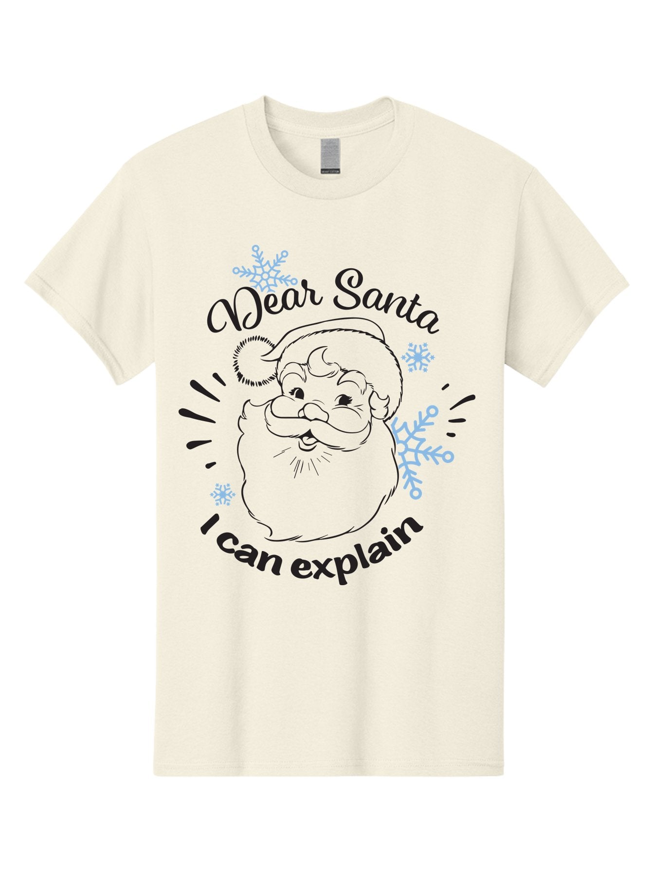 Dear-Santa-I-Can-Explain-1 Men'S Graphic Tee, 100% Cotton, Comfortable Casual Summer Wear, Machine Washable, Santa Claus Illustration, Christmas Humor, Festive Design, Holiday Joke, Naughty List, Xmas Gift, Funny Quote, Jolly Old Elf Aac629 13