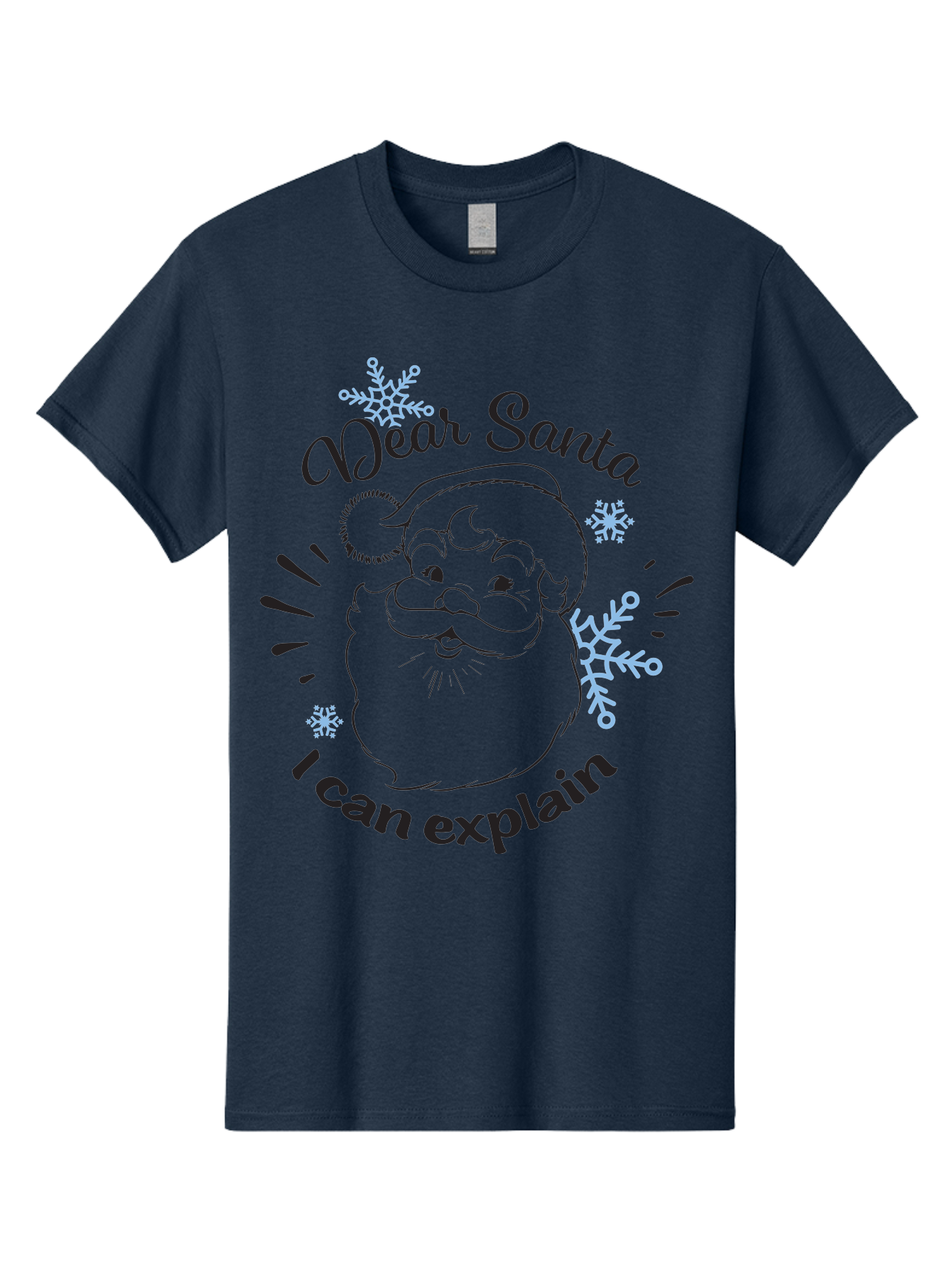 Dear-Santa-I-Can-Explain-1 Men'S Graphic Tee, 100% Cotton, Comfortable Casual Summer Wear, Machine Washable, Santa Claus Illustration, Christmas Humor, Festive Design, Holiday Joke, Naughty List, Xmas Gift, Funny Quote, Jolly Old Elf Aac629 27