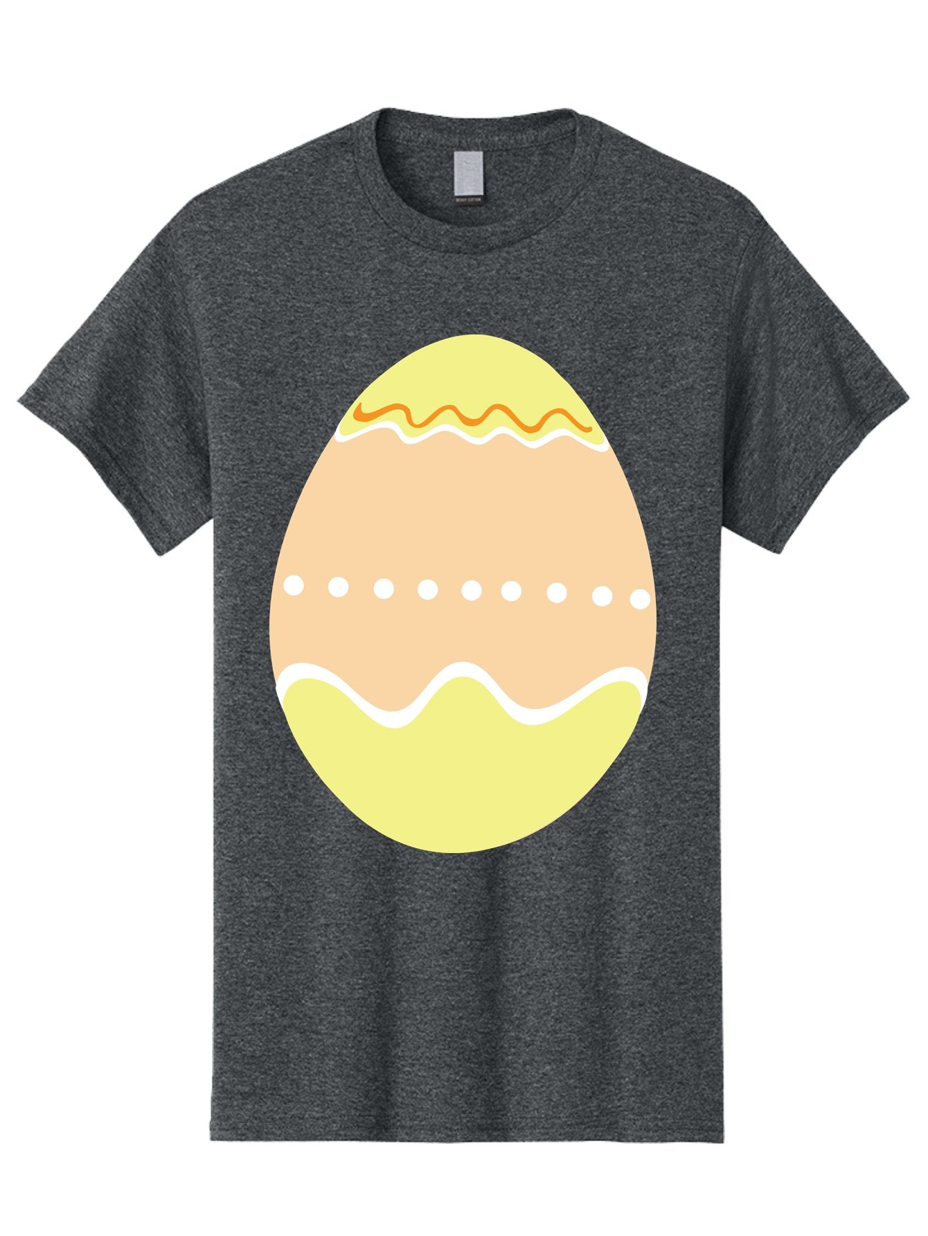 Decorated-Easter-Egg-2 Men'S Graphic Tee, 100% Cotton, Comfortable Casual Summer Wear, Machine Washable, Easter Egg, Decorated Egg, Spring Theme, Vibrant Colors, Wavy Lines, Dotted Pattern, Festive Design, Pastel Colors, Holiday Decoration, Aac633 15