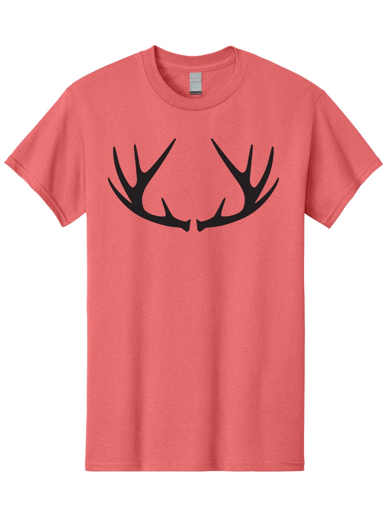 Deer-Antlers-1 Men'S Graphic Tee, 100% Cotton, Comfortable Casual Summer Wear, Machine Washable, Deer Antlers, Hunting, Wildlife, Outdoor Gear, Hunting Trophies, Animal Silhouettes, Forest Life Aac638 15