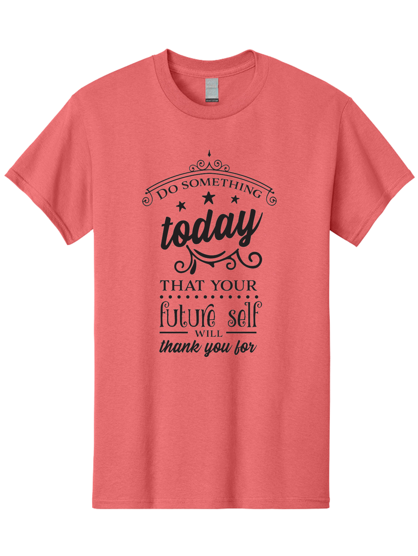 Do-Something-Today Men'S Graphic Tee, 100% Cotton, Comfortable Casual Summer Wear, Machine Washable, Motivational Quote, Inspirational Message, Future Self, Success Mindset, Productivity Tips, Goal Achievement, Personal Growth Aac651 15