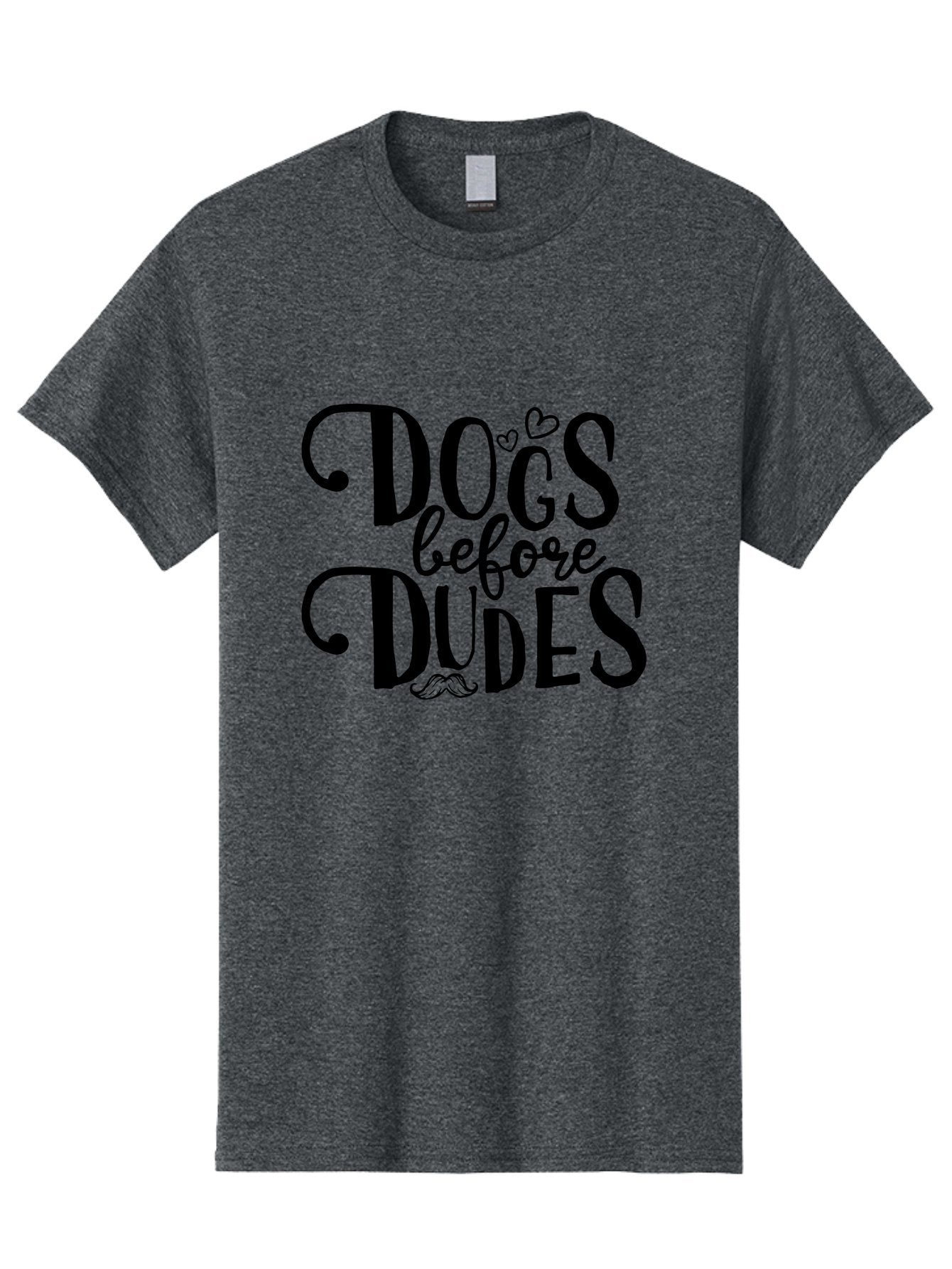 Dogs-Before-Dudes Men'S Graphic Tee, 100% Cotton, Comfortable Casual Summer Wear, Machine Washable, Dog Lovers, Fun Quotes, Quirky Sayings, Puppy Love, Funny Phrases, Dog Mom, Dog Dad, Pet Owners Aac652 14