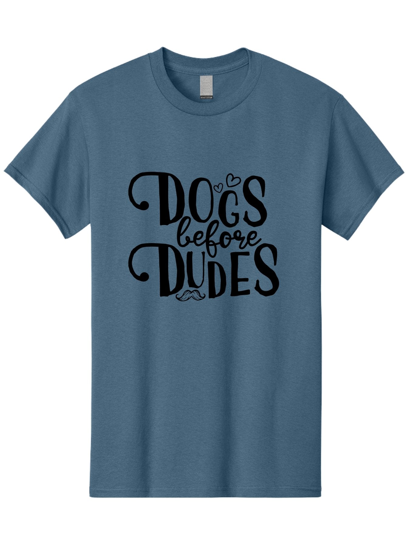 Dogs-Before-Dudes Men'S Graphic Tee, 100% Cotton, Comfortable Casual Summer Wear, Machine Washable, Dog Lovers, Fun Quotes, Quirky Sayings, Puppy Love, Funny Phrases, Dog Mom, Dog Dad, Pet Owners Aac652 9
