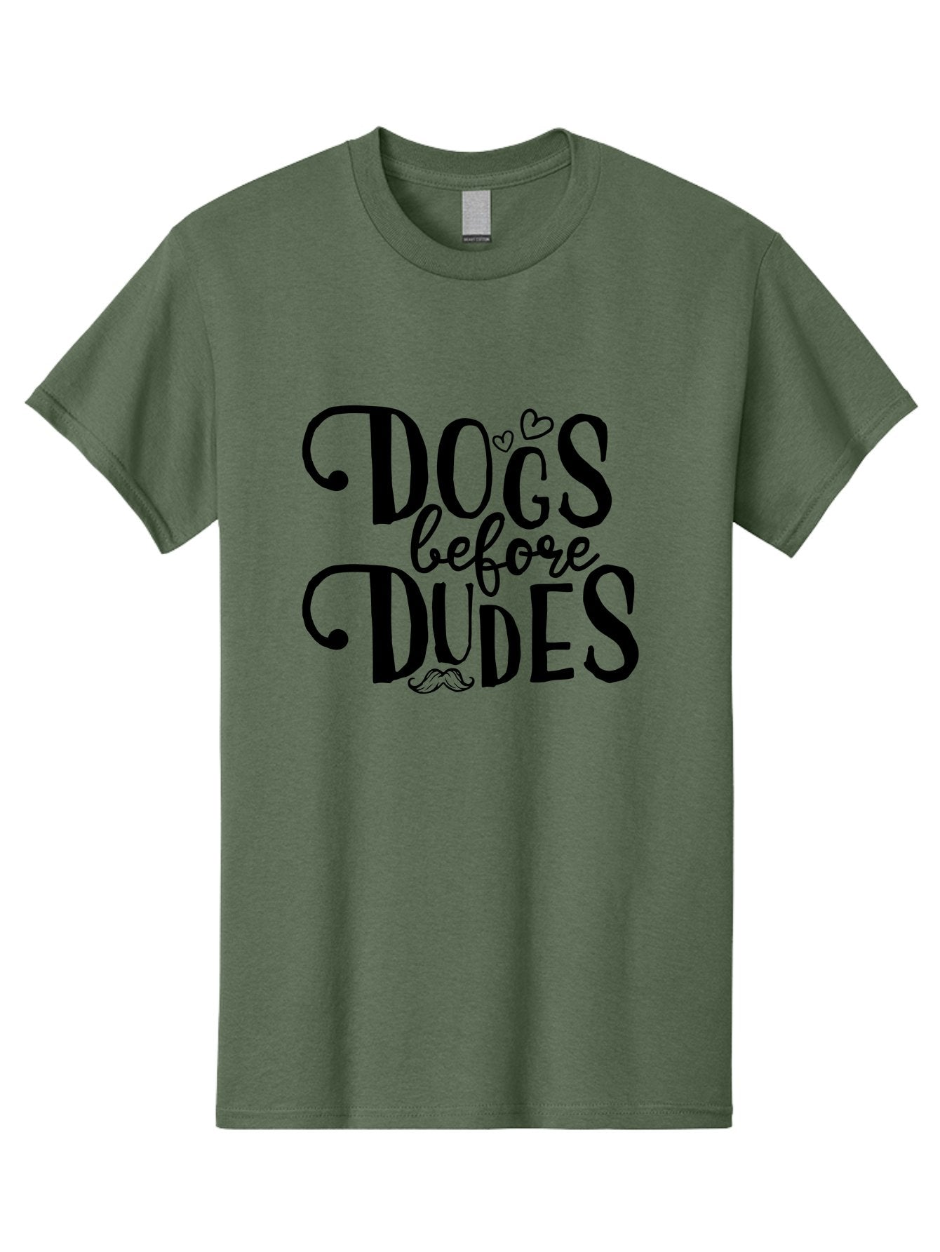 Dogs-Before-Dudes Men'S Graphic Tee, 100% Cotton, Comfortable Casual Summer Wear, Machine Washable, Dog Lovers, Fun Quotes, Quirky Sayings, Puppy Love, Funny Phrases, Dog Mom, Dog Dad, Pet Owners Aac652 4