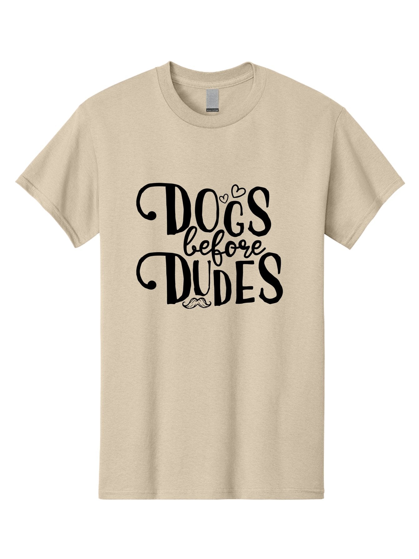 Dogs-Before-Dudes Men'S Graphic Tee, 100% Cotton, Comfortable Casual Summer Wear, Machine Washable, Dog Lovers, Fun Quotes, Quirky Sayings, Puppy Love, Funny Phrases, Dog Mom, Dog Dad, Pet Owners Aac652 11