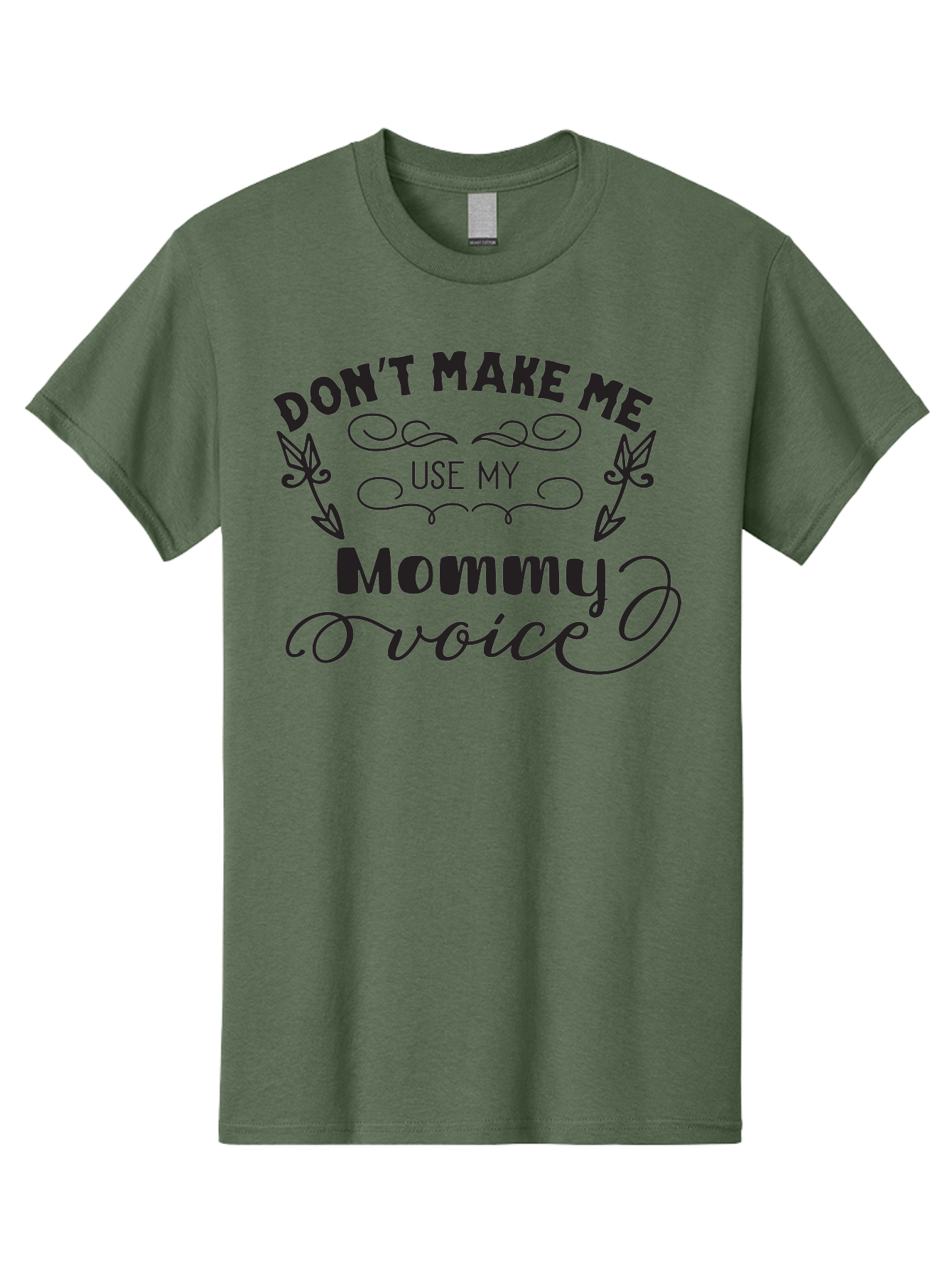 Don-T-Make-Me-Use-My-Mommy-Voice Men'S Graphic Tee, 100% Cotton, Comfortable Casual Summer Wear, Machine Washable, Funny Parenting Quote, Mommy Voice Warning, Humorous Motherhood, Parenting Humor, Mom Life, Snarky Quotes, Sassy Mom Quotes, Aac656 29