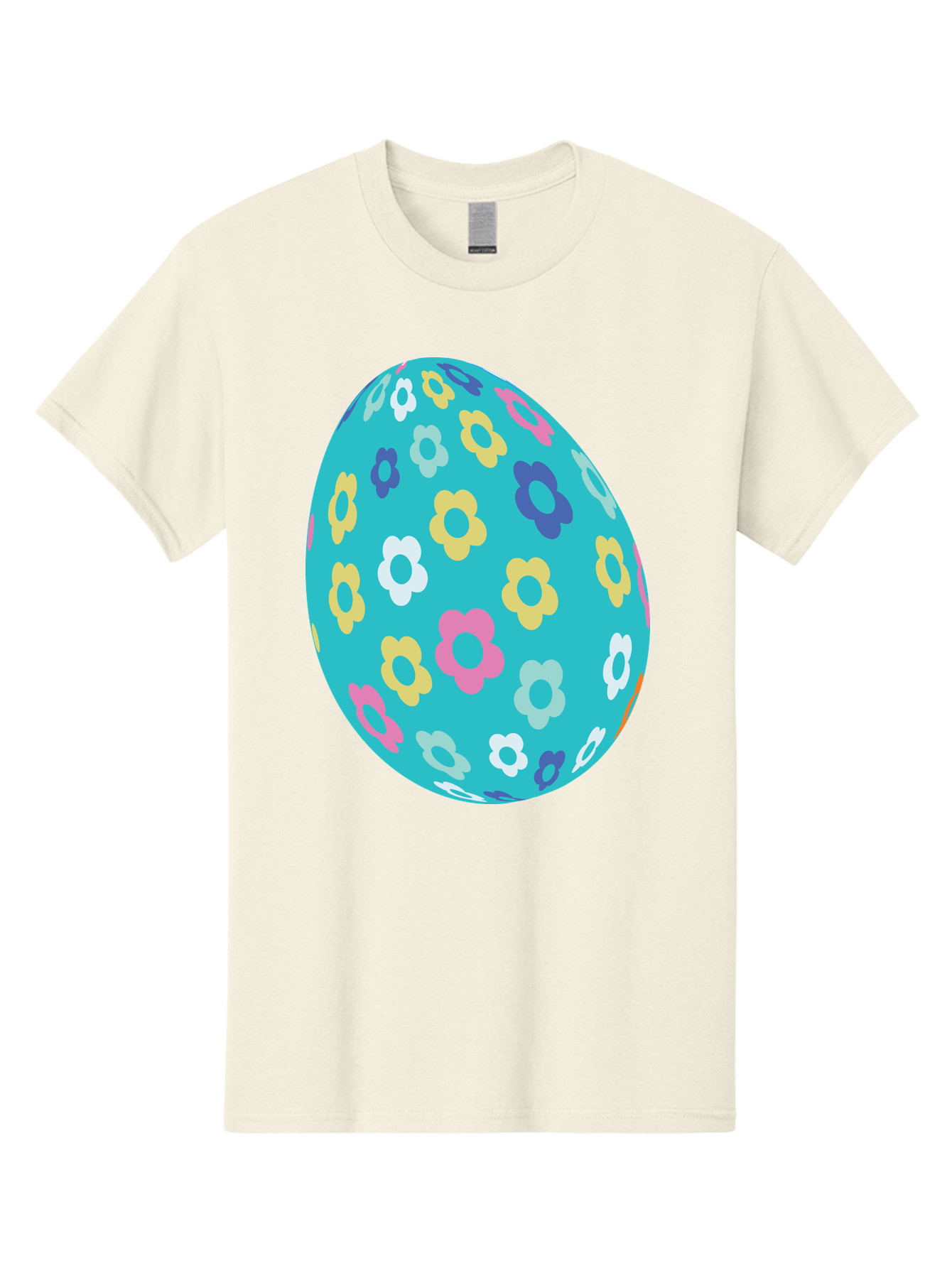 Easter-Egg-Flowers Men'S Graphic Tee, 100% Cotton, Comfortable Casual Summer Wear, Machine Washable, Easter Egg Decoration, Floral Pattern, Colorful Flowers, Pastel Colors, Spring Theme, Easter Celebration, Festive Design, Decorative Egg, Aac675 22