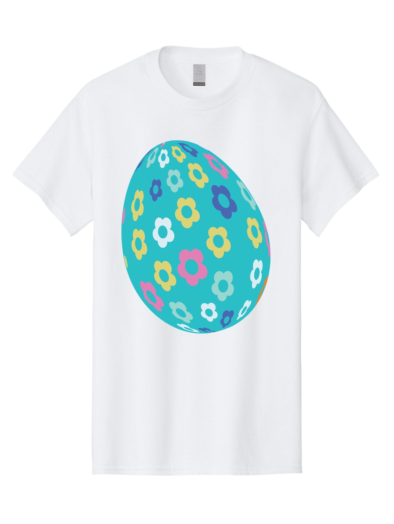 Easter-Egg-Flowers Men'S Graphic Tee, 100% Cotton, Comfortable Casual Summer Wear, Machine Washable, Easter Egg Decoration, Floral Pattern, Colorful Flowers, Pastel Colors, Spring Theme, Easter Celebration, Festive Design, Decorative Egg, Aac675 11