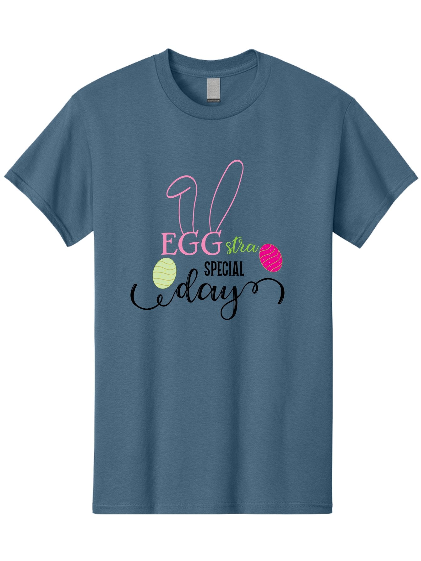 Eggstra-Special-Day Men'S Graphic Tee, 100% Cotton, Comfortable Casual Summer Wear, Machine Washable, Easter Eggs, Bunny Ears, Easter Celebration, Springtime Festivities, Holiday Graphics, Easter-Themed Decor, Festive Eggs, Easter Egg Hunt Aac684 6