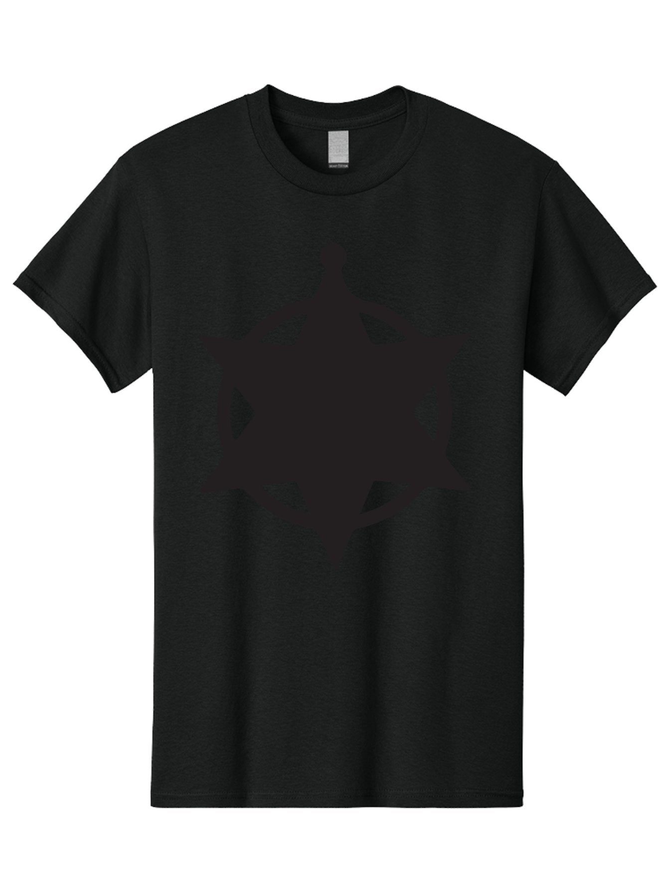 Eight-Pointed-Star-Symbol Men'S Graphic Tee, 100% Cotton, Comfortable Casual Summer Wear, Machine Washable, Chaos Symbol, Chaos Star, Eight Pointed Star, Occult Symbol, Pagan Symbol, Mystical Emblem, Abstract Art, Symbolic Representation Aac685 5