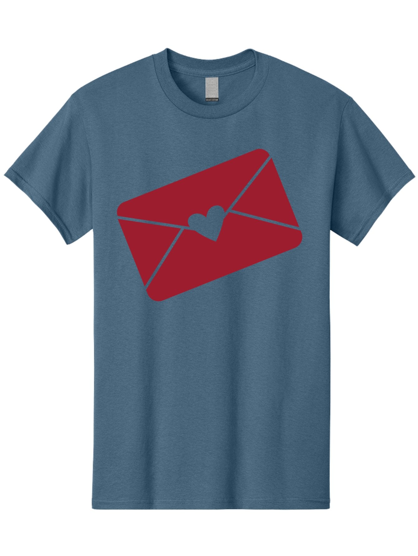 Envelope-With-Heart-1 Men'S Graphic Tee, 100% Cotton, Comfortable Casual Summer Wear, Machine Washable, Love Letter, Romantic Gesture, Heartfelt Message, Envelope Icon, Sealed With Love, Heartfelt Symbol, Affectionate Gesture, Loving Note Aac688 15