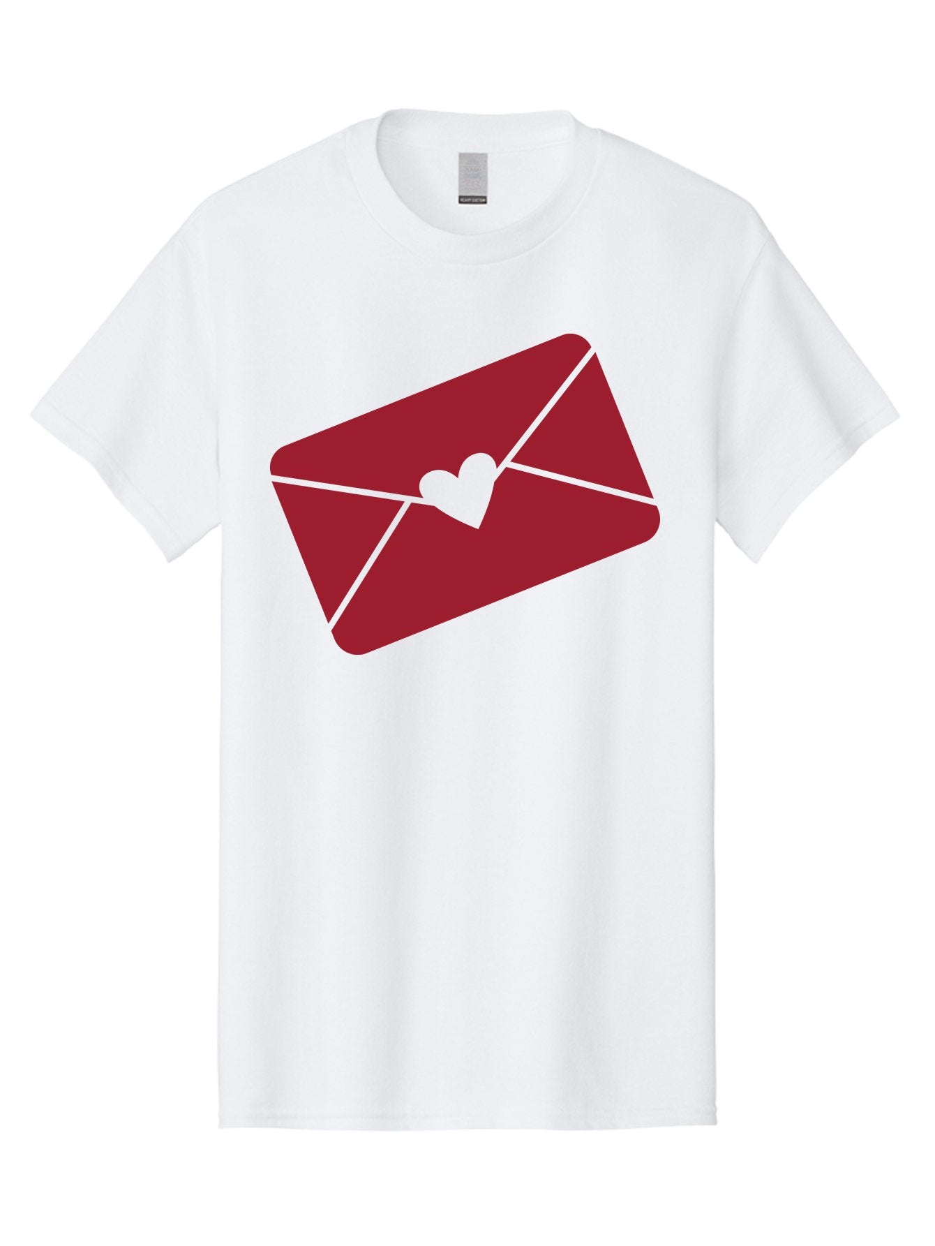 Envelope-With-Heart-1 Men'S Graphic Tee, 100% Cotton, Comfortable Casual Summer Wear, Machine Washable, Love Letter, Romantic Gesture, Heartfelt Message, Envelope Icon, Sealed With Love, Heartfelt Symbol, Affectionate Gesture, Loving Note Aac688 4