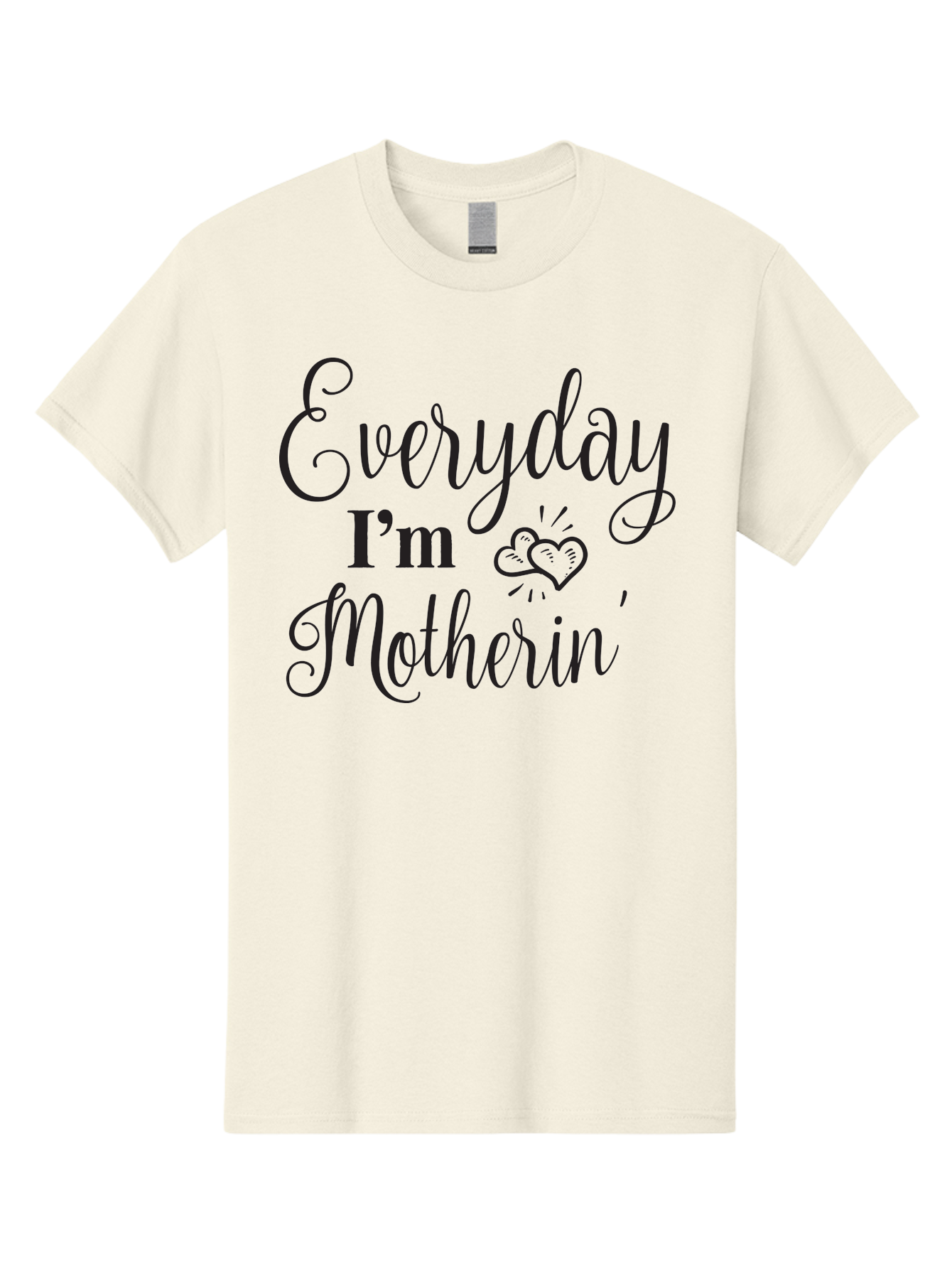 Everyday-I-M-Motherin Men'S Graphic Tee, 100% Cotton, Comfortable Casual Summer Wear, Machine Washable, Funny Mother In Law Quote, Quirky Humor, Humorous Saying, Mother In Law Gift, Funny Gift Ideas, Sarcastic Quote, Humorous Phrases, Aac693 23