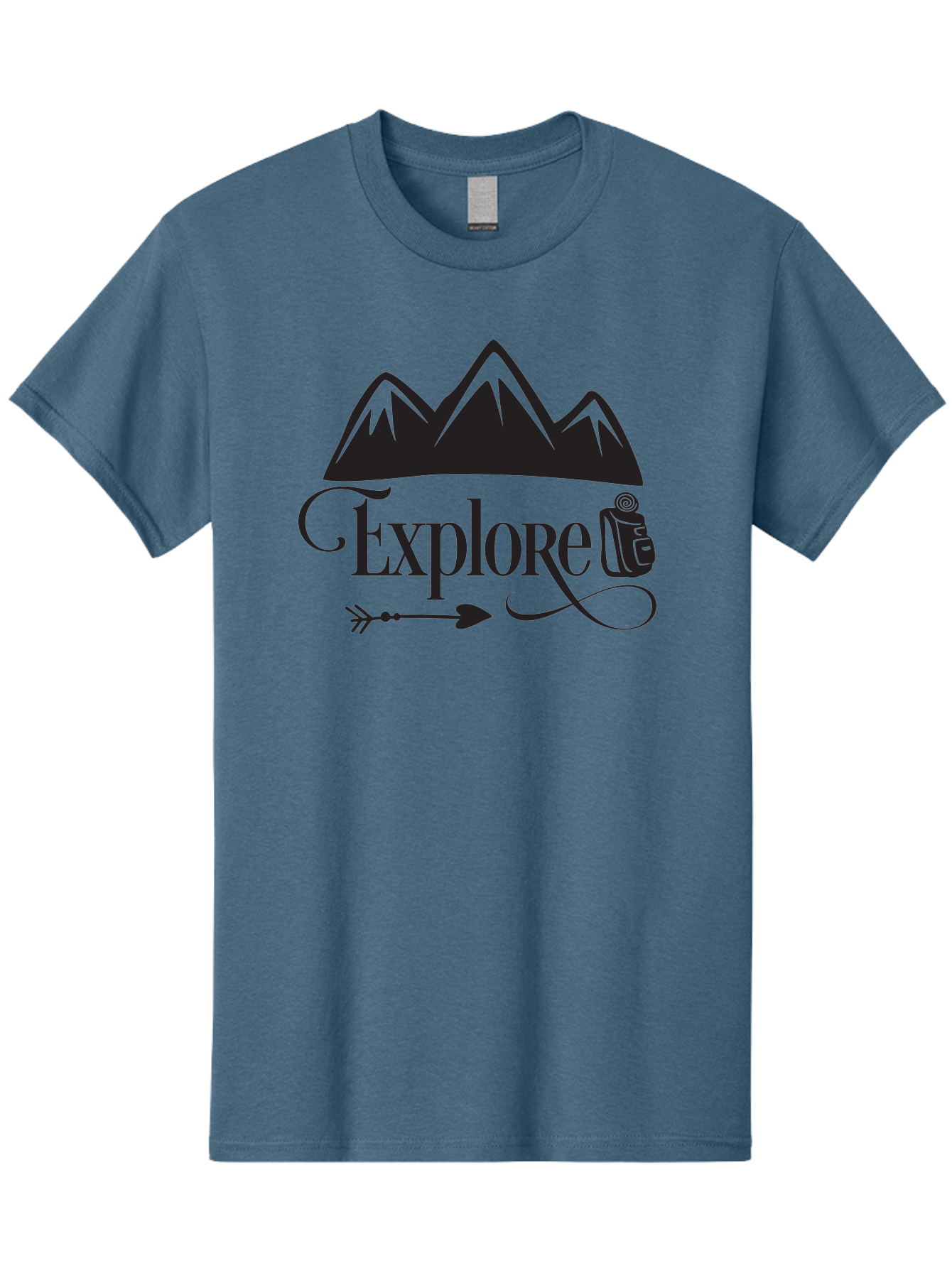 Explored Men'S Graphic Tee, 100% Cotton, Comfortable Casual Summer Wear, Machine Washable, Explore, Adventure, Travel, Mountains, Tourism, Expedition, Discovery, Wanderlust, Adventure Travel, Exploration Aac698 21