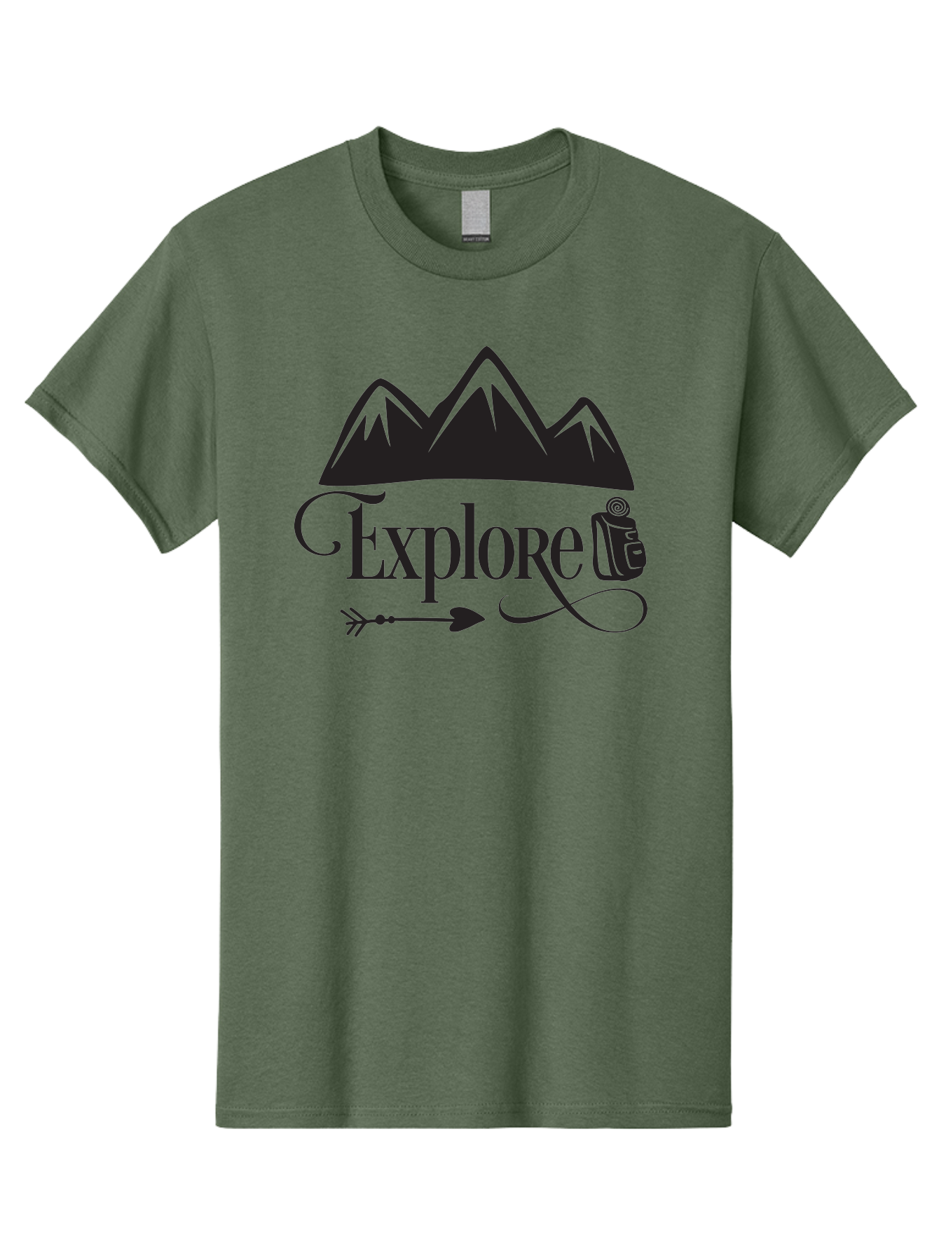 Explored Men'S Graphic Tee, 100% Cotton, Comfortable Casual Summer Wear, Machine Washable, Explore, Adventure, Travel, Mountains, Tourism, Expedition, Discovery, Wanderlust, Adventure Travel, Exploration Aac698 5