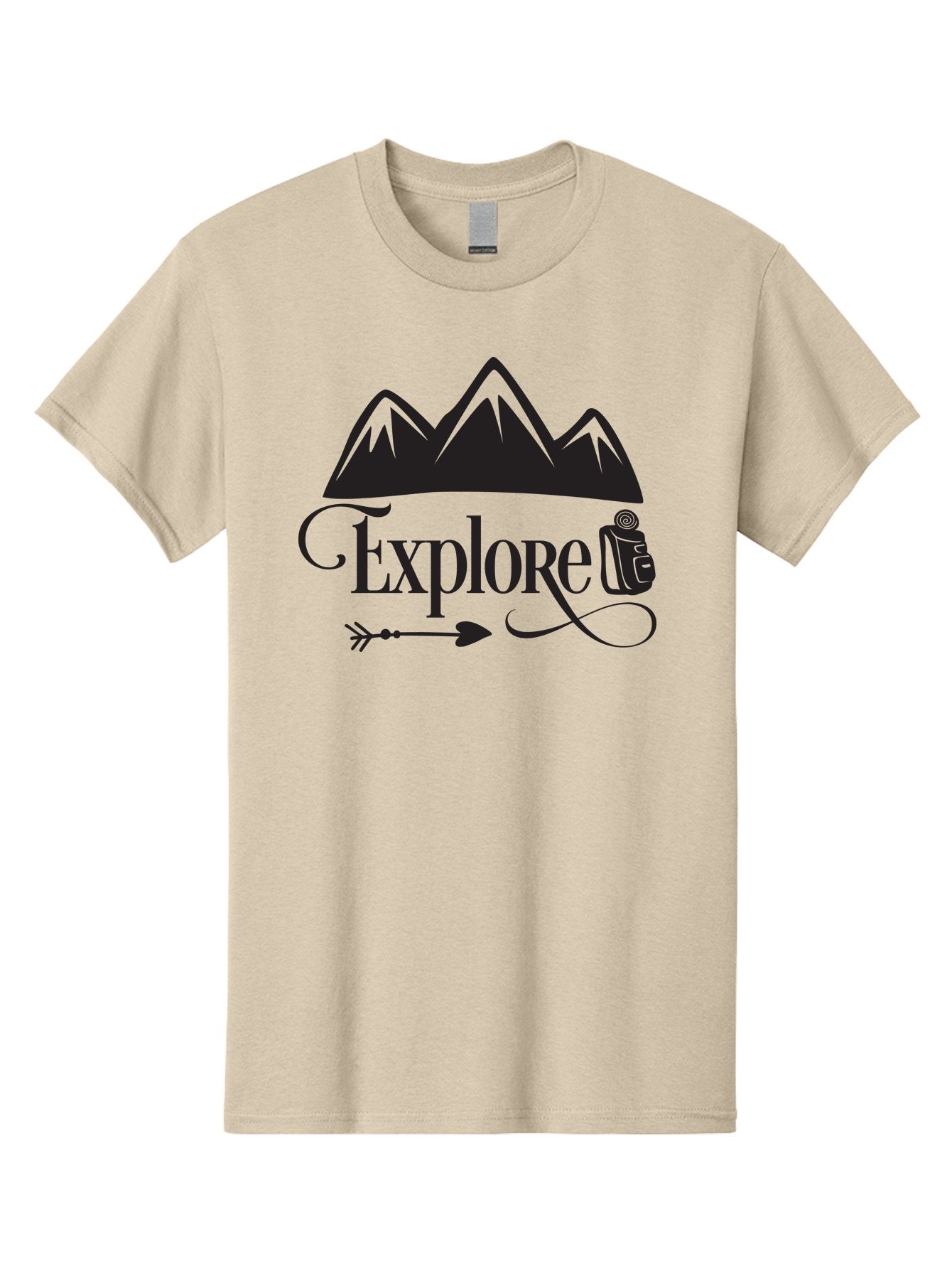 Explored Men'S Graphic Tee, 100% Cotton, Comfortable Casual Summer Wear, Machine Washable, Explore, Adventure, Travel, Mountains, Tourism, Expedition, Discovery, Wanderlust, Adventure Travel, Exploration Aac698 6