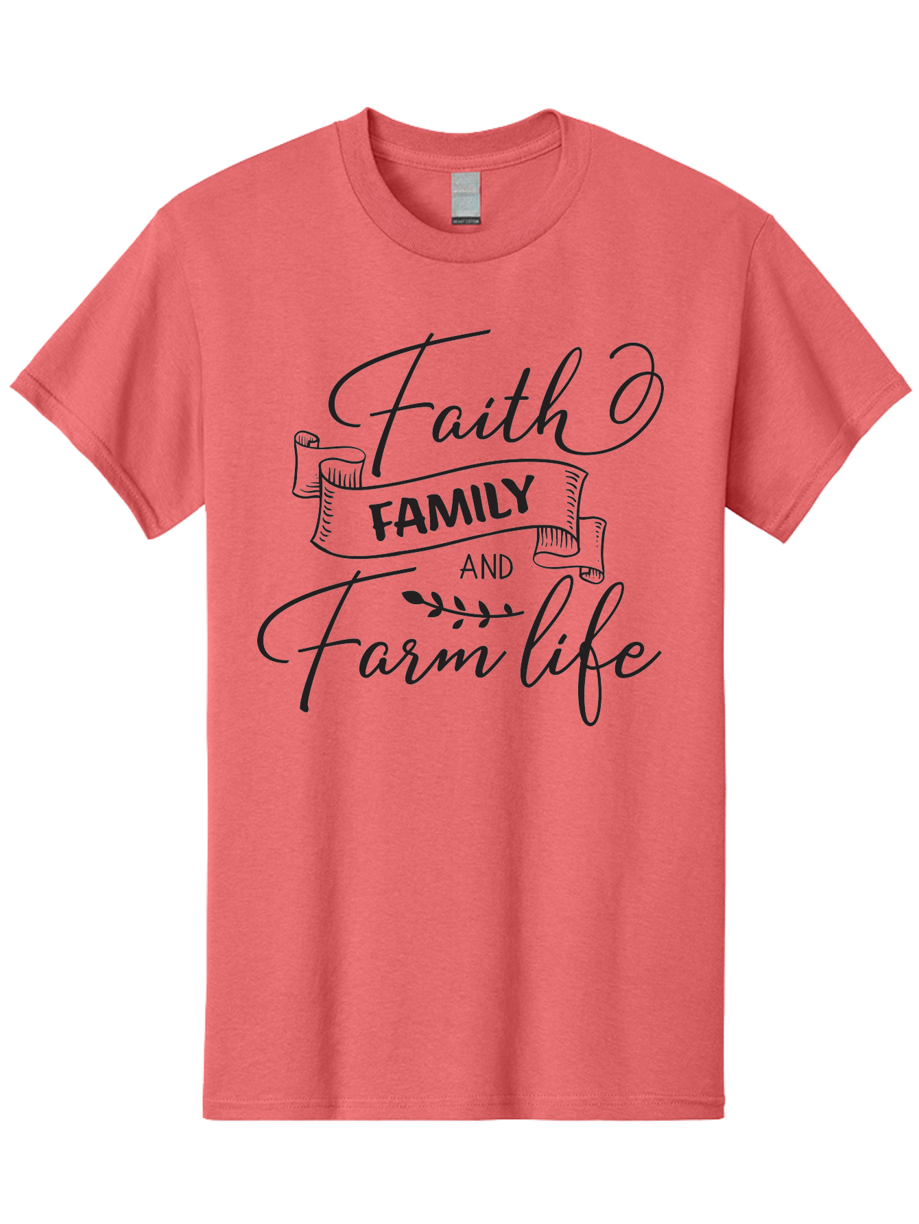 Faith-Family-And-Farm-Life Men'S Graphic Tee, 100% Cotton, Comfortable Casual Summer Wear, Machine Washable, Faith And Family Values, Farm Life, Rural Living, Agricultural Lifestyle, Family Bonding, Country Charm, Inspirational Quotes, Aac701 29