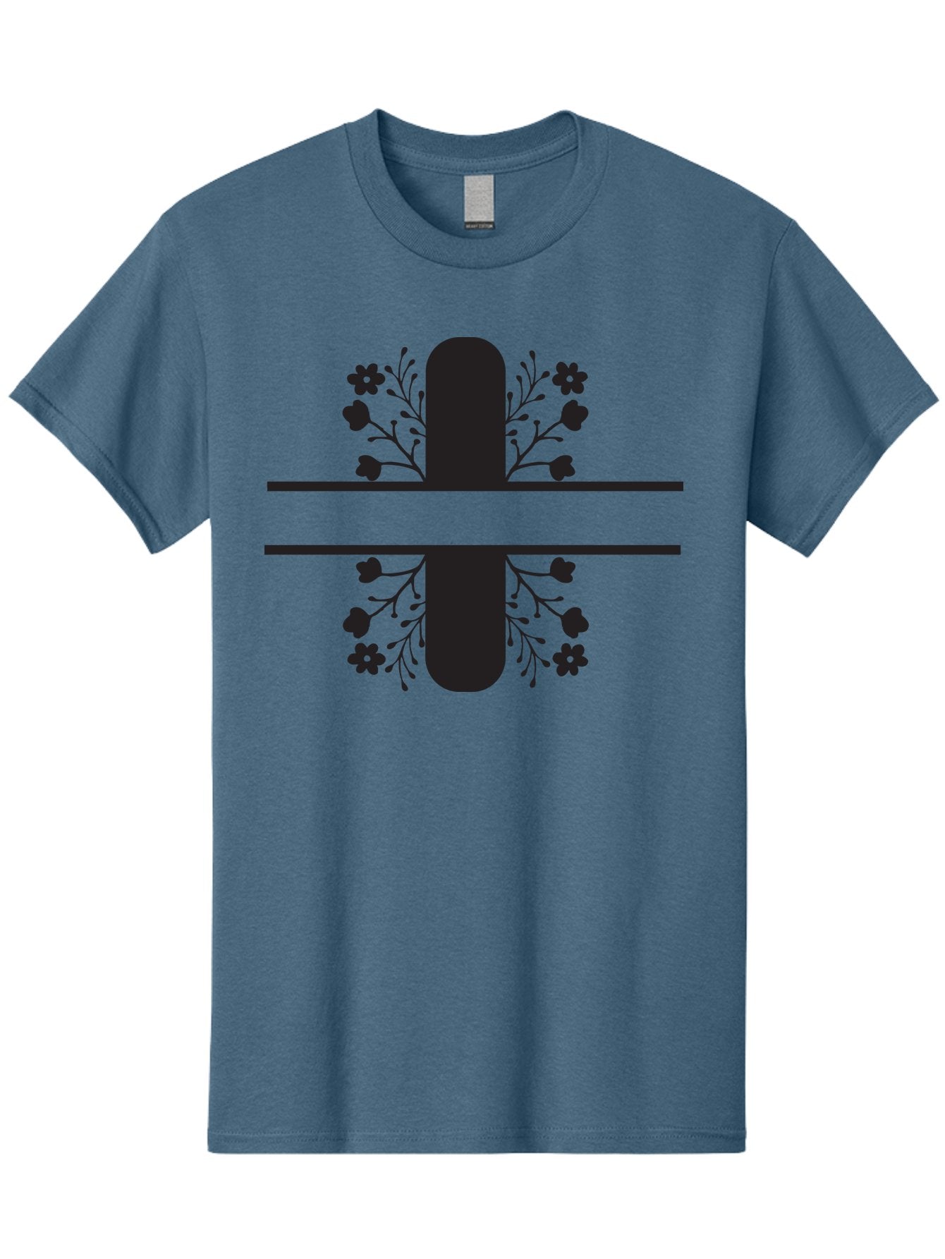 Fleur-De-Lis Men'S Graphic Tee, 100% Cotton, Comfortable Casual Summer Wear, Machine Washable, Addition Symbol, Plus Sign, Black Silhouette, Floral Design, Flowers And Leaves, Geometric Pattern, Simple Icon Aac718 4