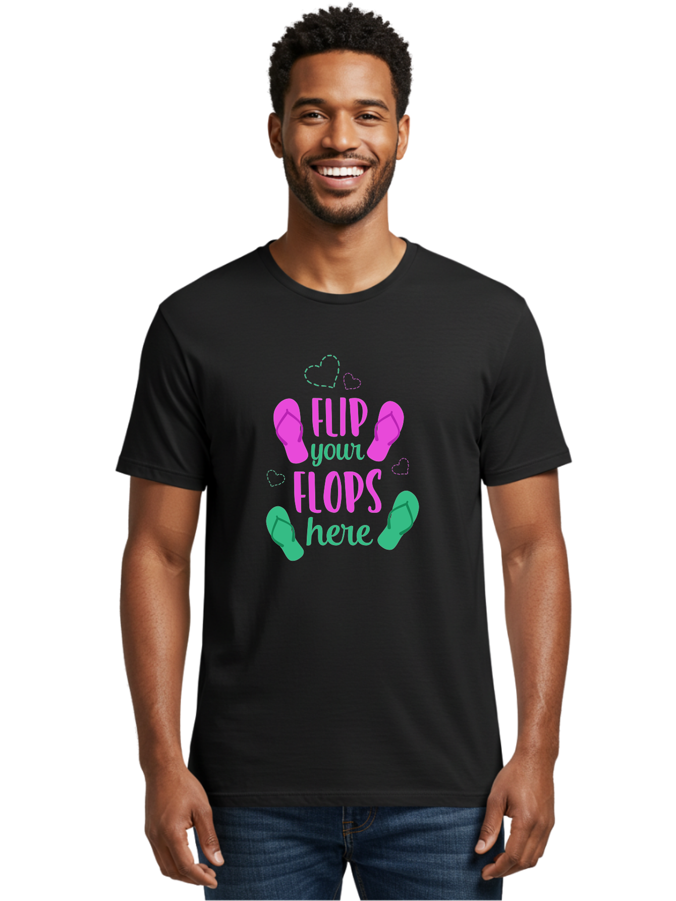 Flip-Flops Men'S Graphic Tee, 100% Cotton, Comfortable Casual Summer Wear, Machine Washable, Flip Flops, Summer Vibes, Beachwear, Tropical Style, Fashion Accessories, Playful Design, Casual Footwear, Vacation Mode, Fun Graphics Aac719 18