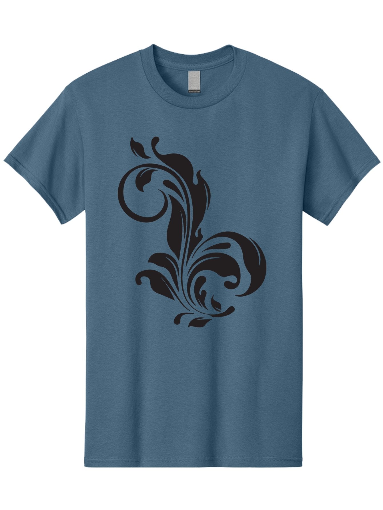 Floral-Design-3 Men'S Graphic Tee, 100% Cotton, Comfortable Casual Summer Wear, Machine Washable, Floral Motif, Decorative Element, Luxury Design, Abstract Art, Elegant Pattern, Ornate Style, Classic Symbol Aac723 7