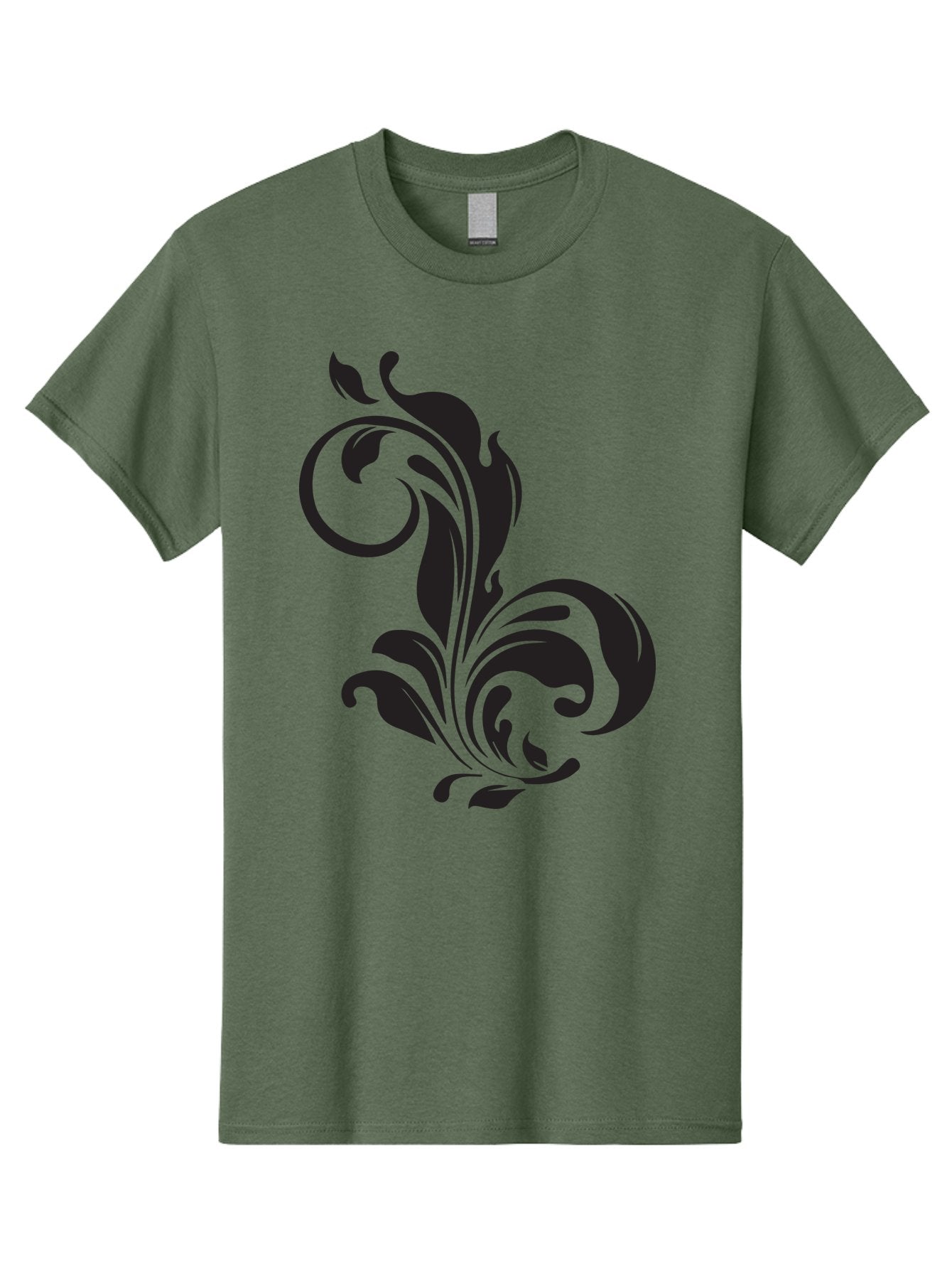 Floral-Design-3 Men'S Graphic Tee, 100% Cotton, Comfortable Casual Summer Wear, Machine Washable, Floral Motif, Decorative Element, Luxury Design, Abstract Art, Elegant Pattern, Ornate Style, Classic Symbol Aac723 8