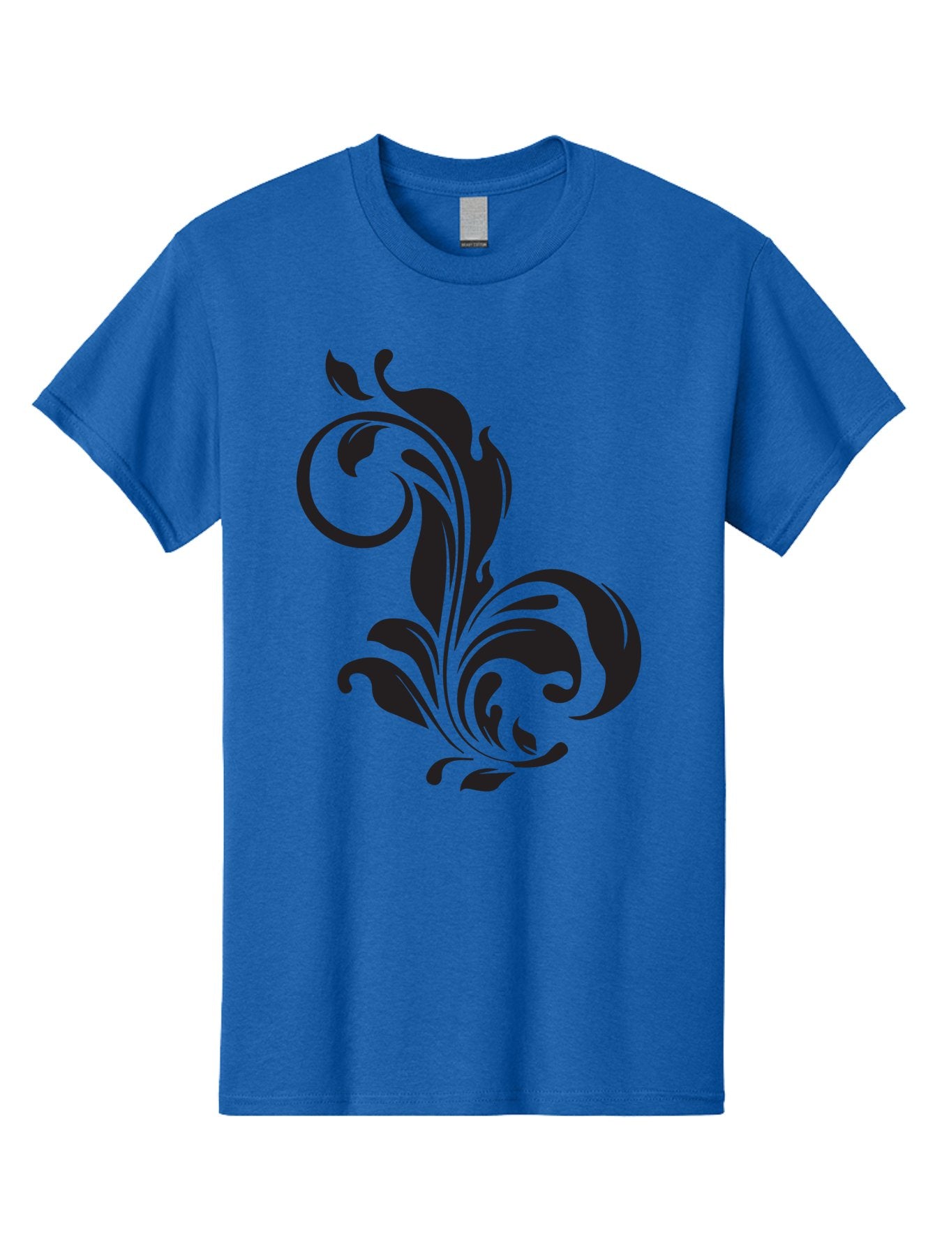 Floral-Design-3 Men'S Graphic Tee, 100% Cotton, Comfortable Casual Summer Wear, Machine Washable, Floral Motif, Decorative Element, Luxury Design, Abstract Art, Elegant Pattern, Ornate Style, Classic Symbol Aac723 9