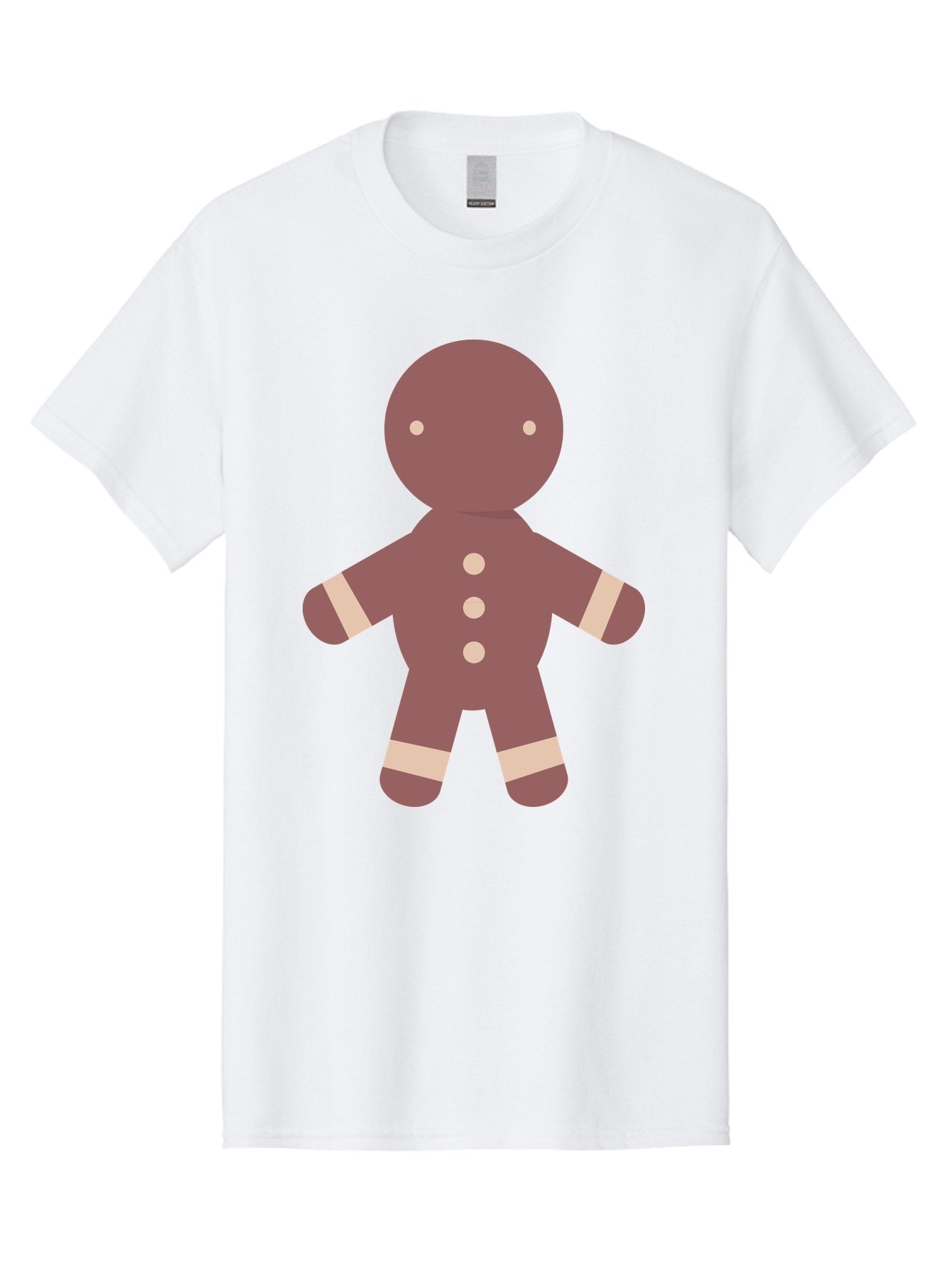 Gingerbread-Man Men'S Graphic Tee, 100% Cotton, Comfortable Casual Summer Wear, Machine Washable, Gingerbread Man, Holiday Treat, Sweet Cookie, Festive Dessert, Cartoon Character, Cute Illustration, Digital Art, Gingerbread Cookie, Aac756 14