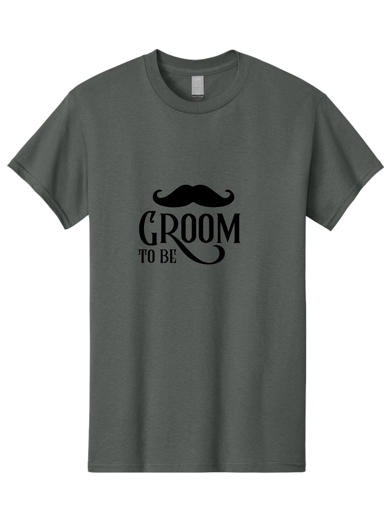 Groom-To-Be Men'S Graphic Tee, 100% Cotton, Comfortable Casual Summer Wear, Machine Washable, Groom To Be, Wedding Decoration, Stylish Mustache, Groom Accessories, Black Typography, Elegant Design, Wedding Planning Aac779 7