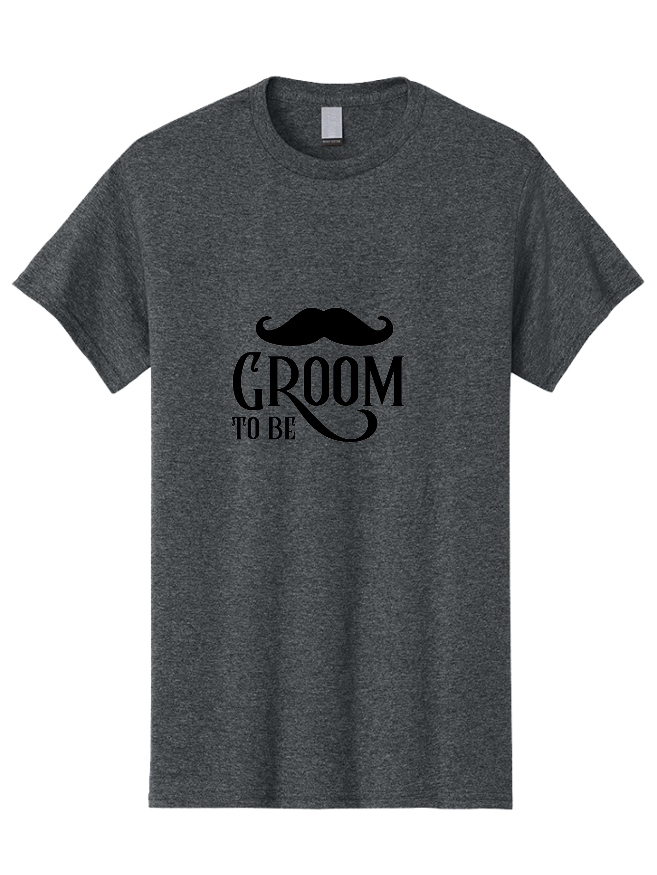 Groom-To-Be Men'S Graphic Tee, 100% Cotton, Comfortable Casual Summer Wear, Machine Washable, Groom To Be, Wedding Decoration, Stylish Mustache, Groom Accessories, Black Typography, Elegant Design, Wedding Planning Aac779 5