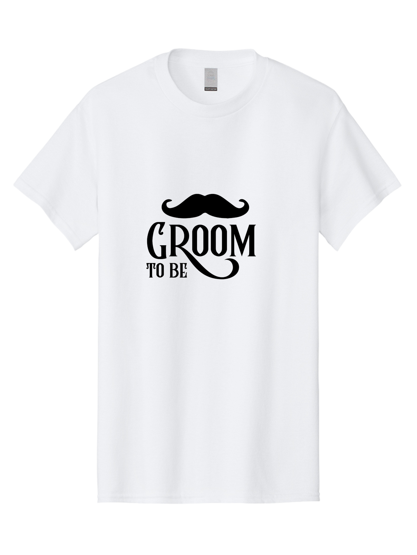 Groom-To-Be Men'S Graphic Tee, 100% Cotton, Comfortable Casual Summer Wear, Machine Washable, Groom To Be, Wedding Decoration, Stylish Mustache, Groom Accessories, Black Typography, Elegant Design, Wedding Planning Aac779 17