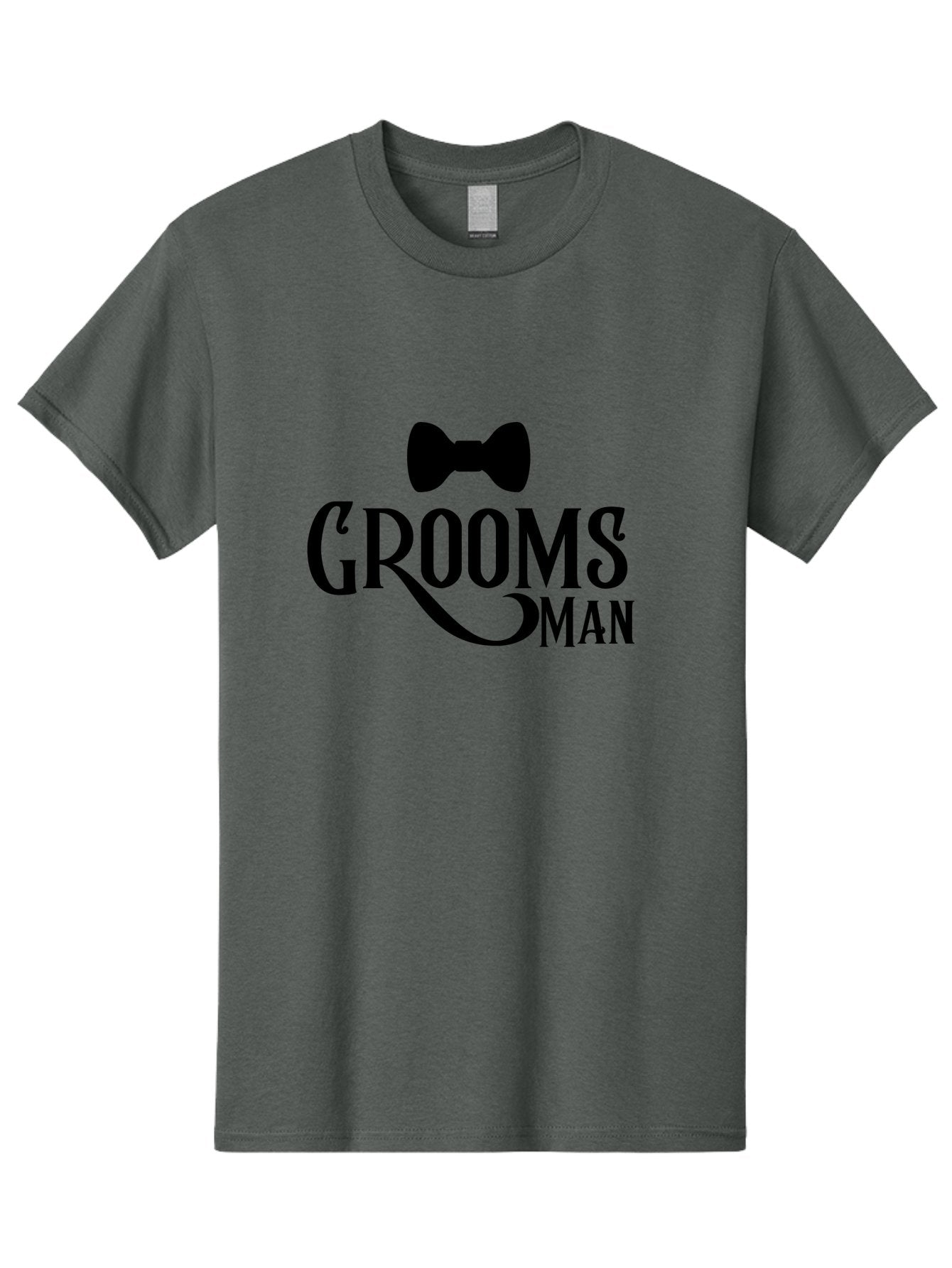 Groomsman Men'S Graphic Tee, 100% Cotton, Comfortable Casual Summer Wear, Machine Washable, Groomsman, Bow Tie, Wedding Party, Best Man, Stylish Men, Wedding Accessories, Formal Wear, Groomsmen Gifts Aac780 14