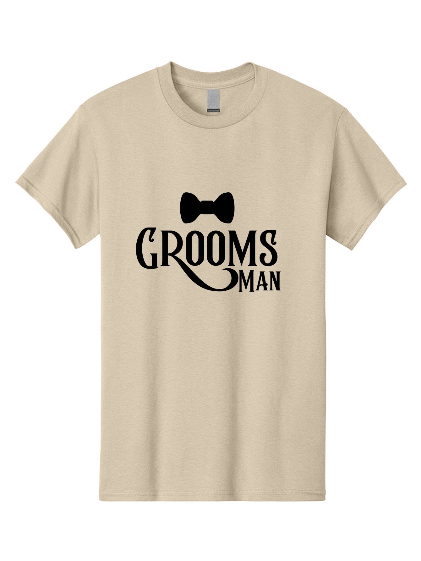Groomsman Men'S Graphic Tee, 100% Cotton, Comfortable Casual Summer Wear, Machine Washable, Groomsman, Bow Tie, Wedding Party, Best Man, Stylish Men, Wedding Accessories, Formal Wear, Groomsmen Gifts Aac780 15