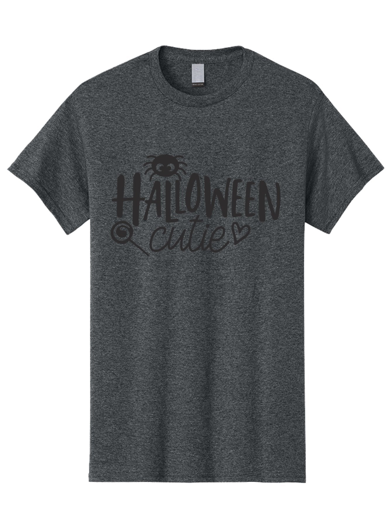 Halloween-Cutie Men'S Graphic Tee, 100% Cotton, Comfortable Casual Summer Wear, Machine Washable, Halloween Cutie, Cute Halloween, Halloween Design, Halloween Graphics, Halloween Typography, Halloween Text, Cute Halloween Text, Aac788 15