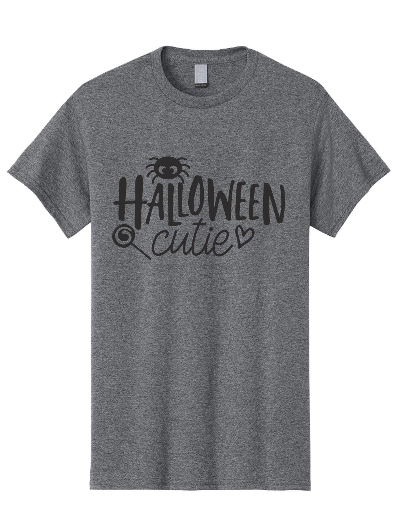 Halloween-Cutie Men'S Graphic Tee, 100% Cotton, Comfortable Casual Summer Wear, Machine Washable, Halloween Cutie, Cute Halloween, Halloween Design, Halloween Graphics, Halloween Typography, Halloween Text, Cute Halloween Text, Aac788 13