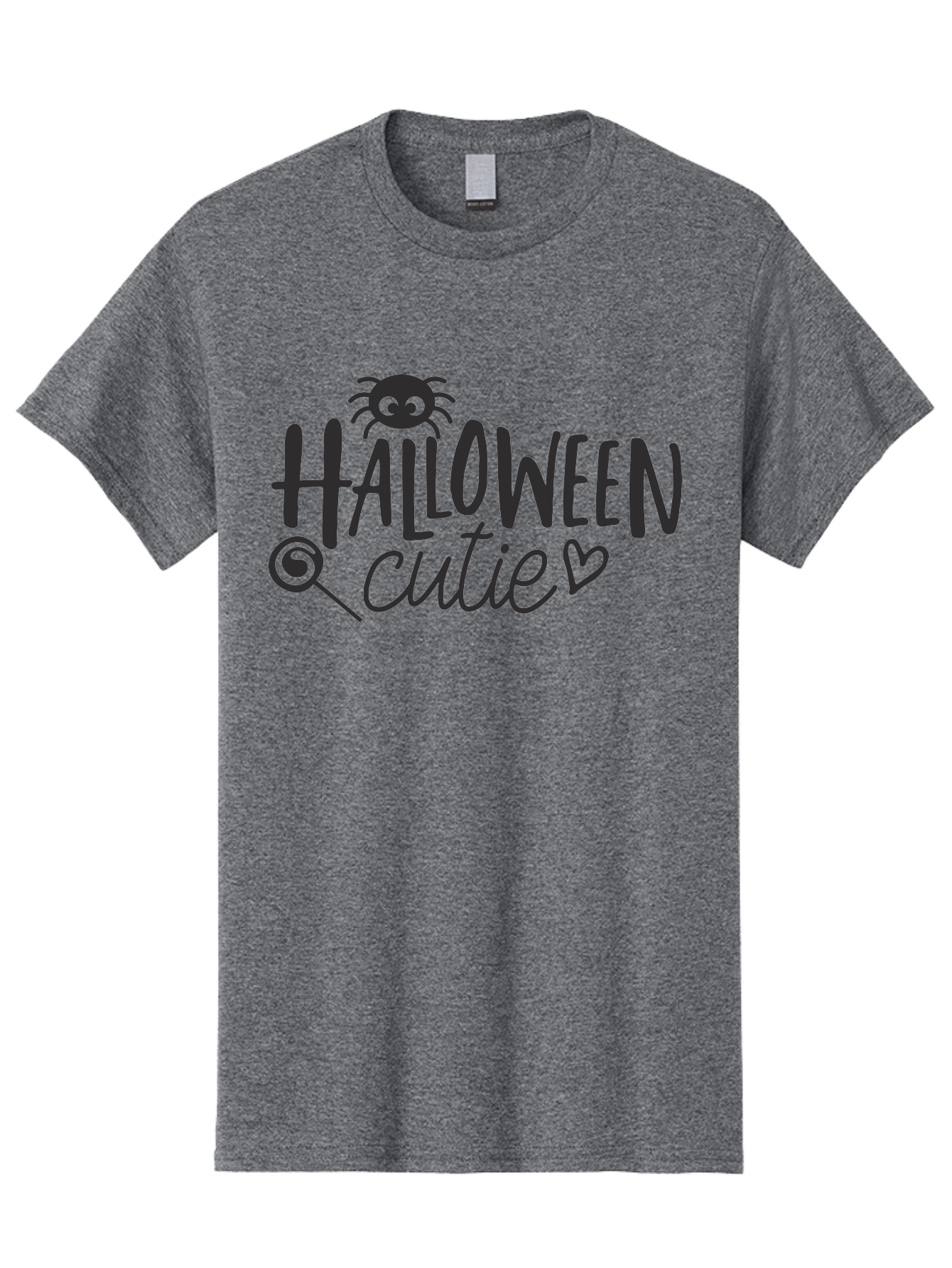 Halloween-Cutie Men'S Graphic Tee, 100% Cotton, Comfortable Casual Summer Wear, Machine Washable, Halloween Cutie, Cute Halloween, Halloween Design, Halloween Graphics, Halloween Typography, Halloween Text, Cute Halloween Text, Aac788 29