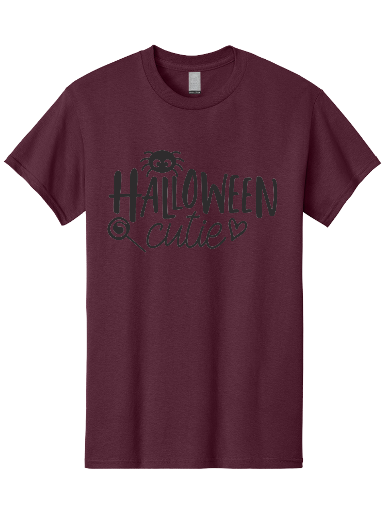 Halloween-Cutie Men'S Graphic Tee, 100% Cotton, Comfortable Casual Summer Wear, Machine Washable, Halloween Cutie, Cute Halloween, Halloween Design, Halloween Graphics, Halloween Typography, Halloween Text, Cute Halloween Text, Aac788 11