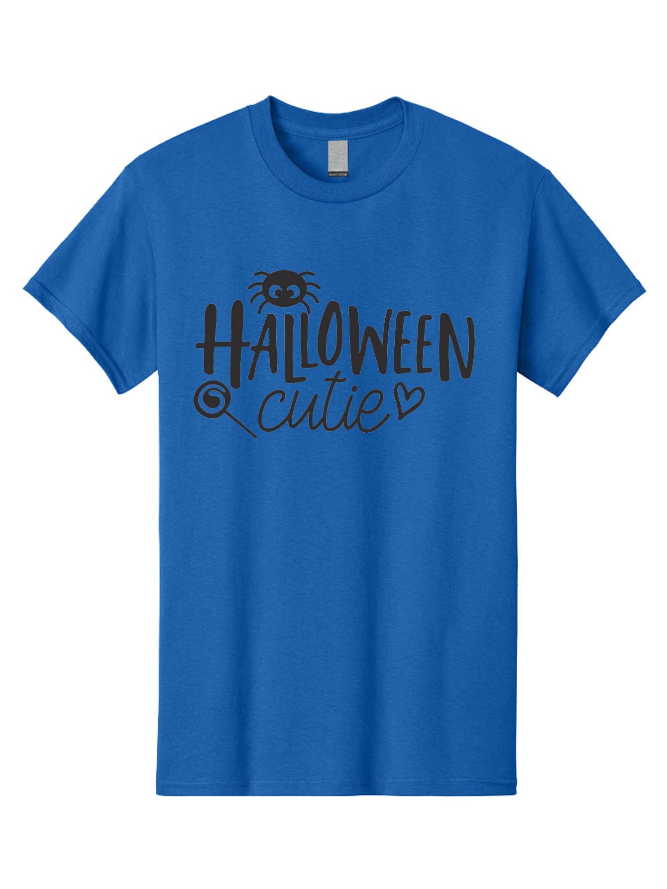 Halloween-Cutie Men'S Graphic Tee, 100% Cotton, Comfortable Casual Summer Wear, Machine Washable, Halloween Cutie, Cute Halloween, Halloween Design, Halloween Graphics, Halloween Typography, Halloween Text, Cute Halloween Text, Aac788 7