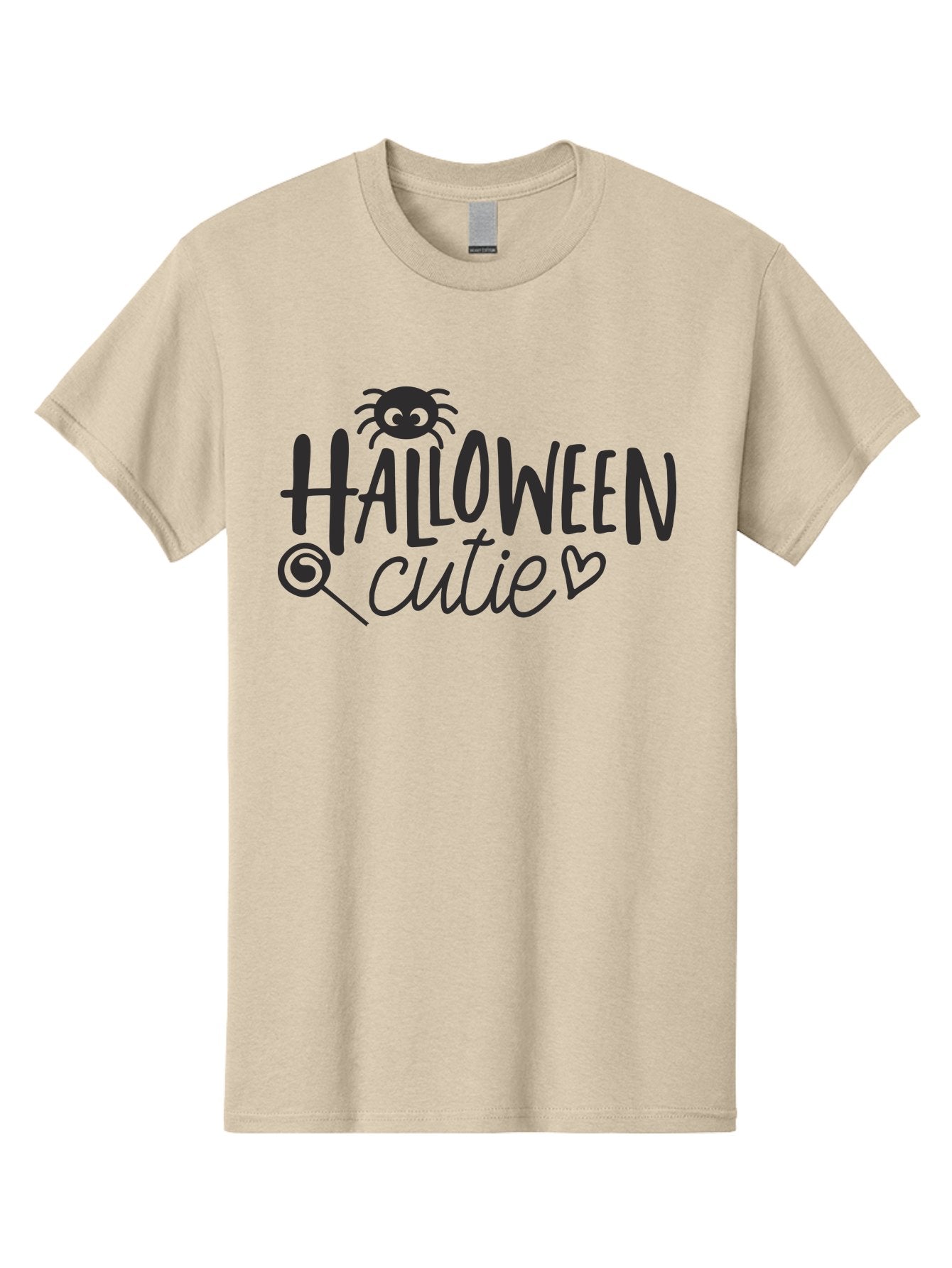 Halloween-Cutie Men'S Graphic Tee, 100% Cotton, Comfortable Casual Summer Wear, Machine Washable, Halloween Cutie, Cute Halloween, Halloween Design, Halloween Graphics, Halloween Typography, Halloween Text, Cute Halloween Text, Aac788 14