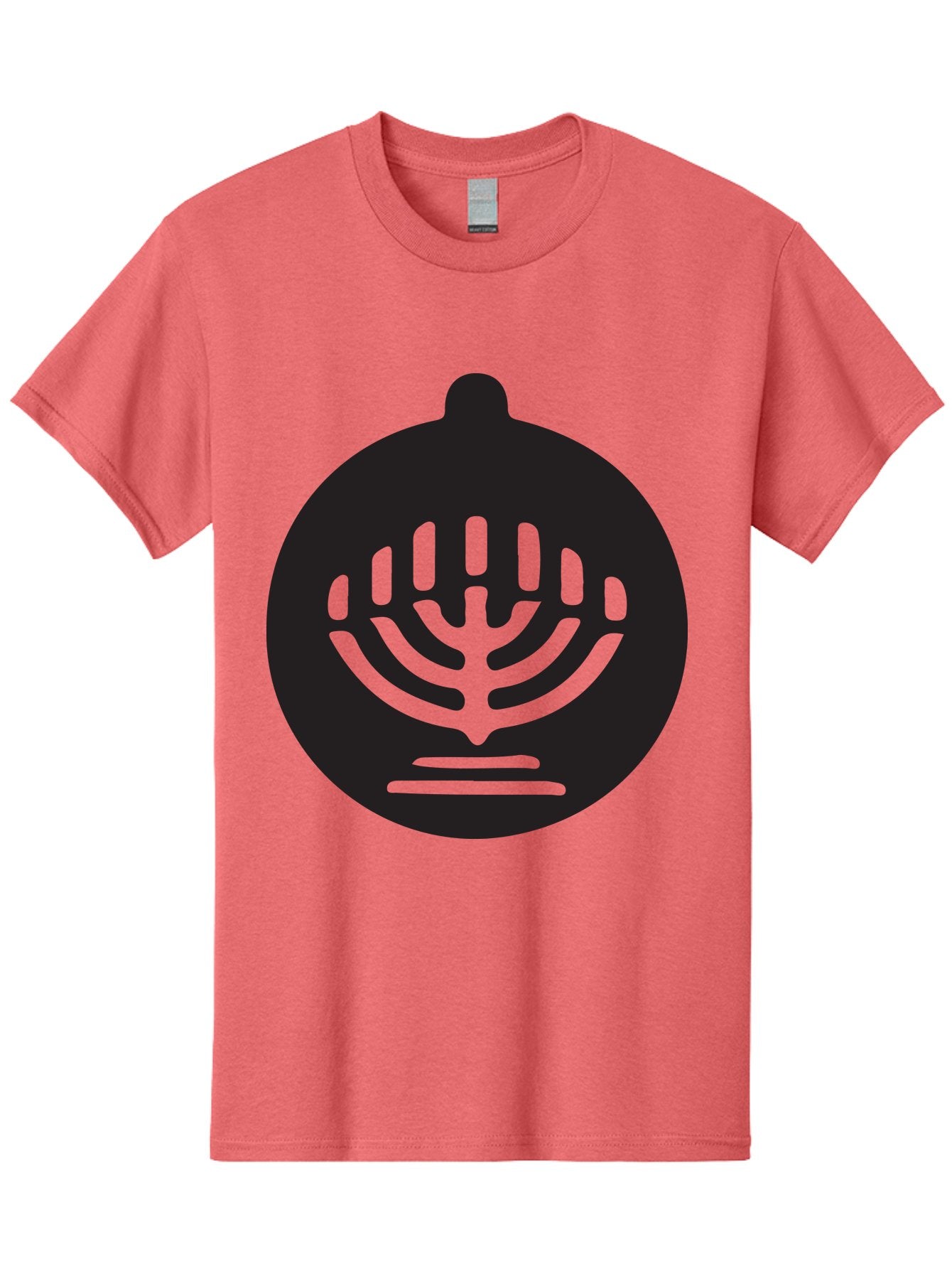 Hamsa-Menorah Men'S Graphic Tee, 100% Cotton, Comfortable Casual Summer Wear, Machine Washable, Hamsa And Menorah Symbol, Jewish Faith And Tradition, Protective Hamsa Hand, Seven-Branched Menorah, Faith And Spirituality, Cultural Heritage Aac789 5