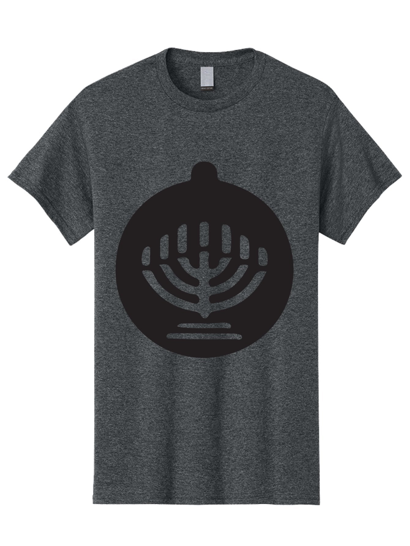 Hamsa-Menorah Men'S Graphic Tee, 100% Cotton, Comfortable Casual Summer Wear, Machine Washable, Hamsa And Menorah Symbol, Jewish Faith And Tradition, Protective Hamsa Hand, Seven-Branched Menorah, Faith And Spirituality, Cultural Heritage Aac789 15
