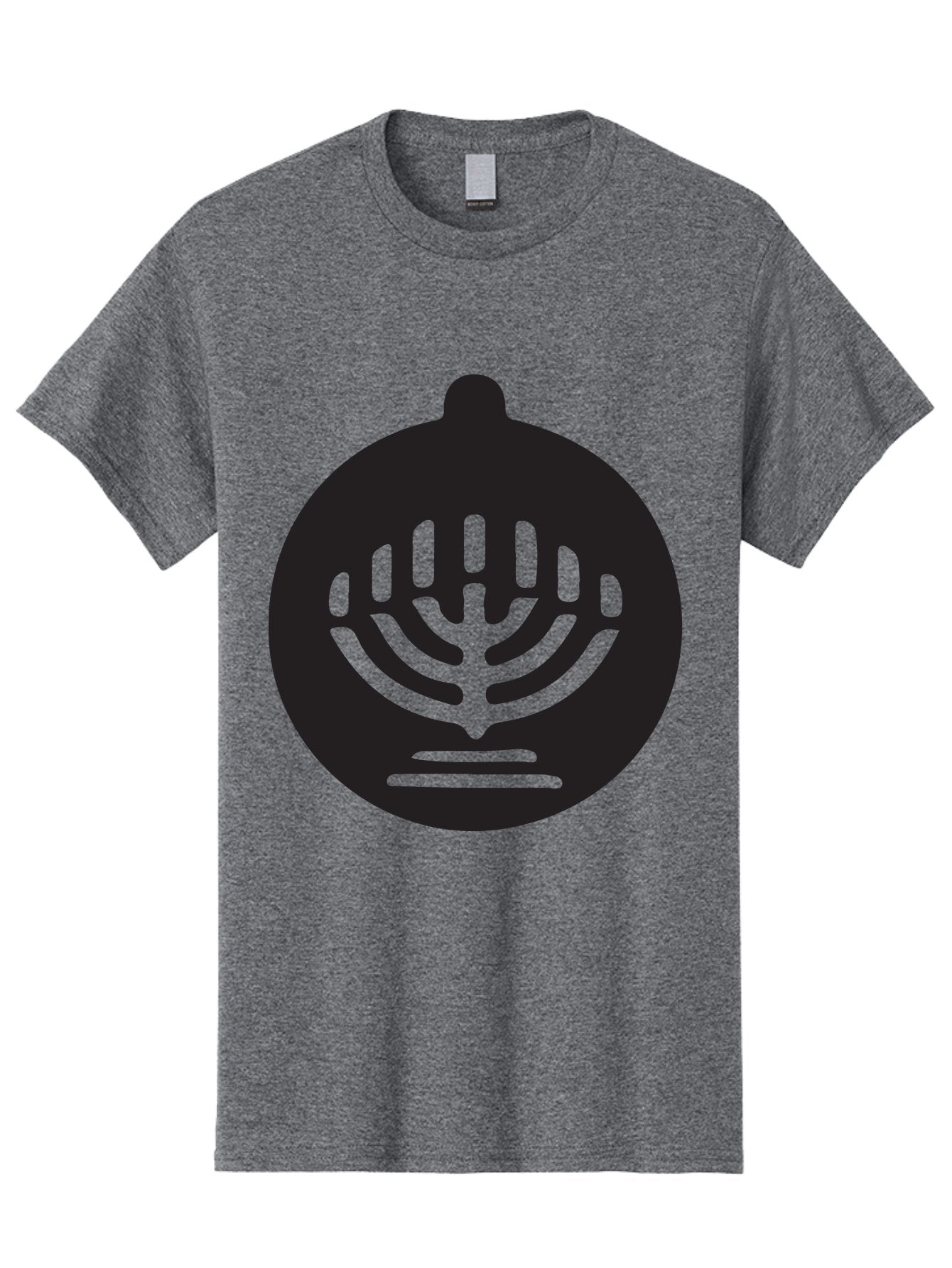 Hamsa-Menorah Men'S Graphic Tee, 100% Cotton, Comfortable Casual Summer Wear, Machine Washable, Hamsa And Menorah Symbol, Jewish Faith And Tradition, Protective Hamsa Hand, Seven-Branched Menorah, Faith And Spirituality, Cultural Heritage Aac789 9