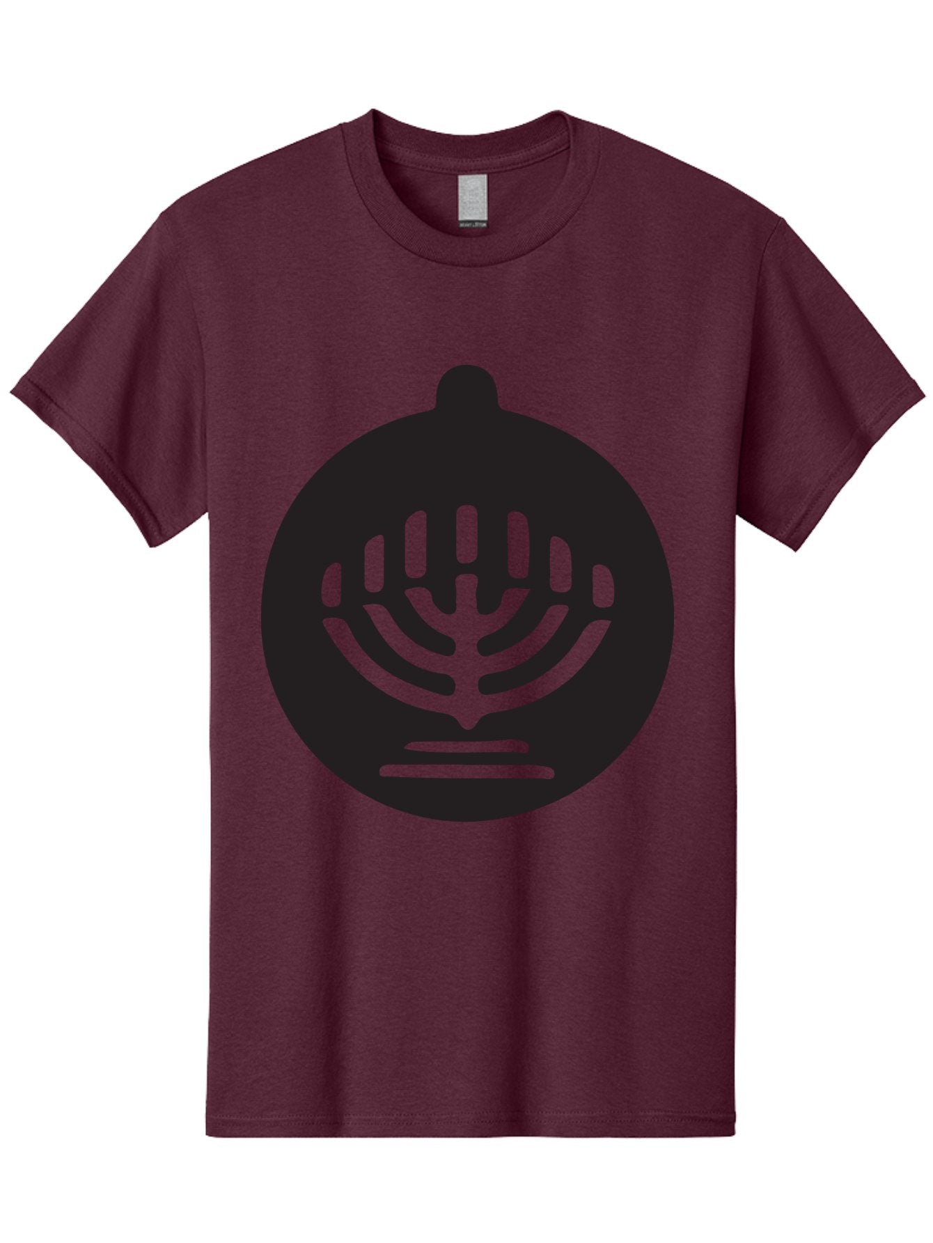 Hamsa-Menorah Men'S Graphic Tee, 100% Cotton, Comfortable Casual Summer Wear, Machine Washable, Hamsa And Menorah Symbol, Jewish Faith And Tradition, Protective Hamsa Hand, Seven-Branched Menorah, Faith And Spirituality, Cultural Heritage Aac789 6