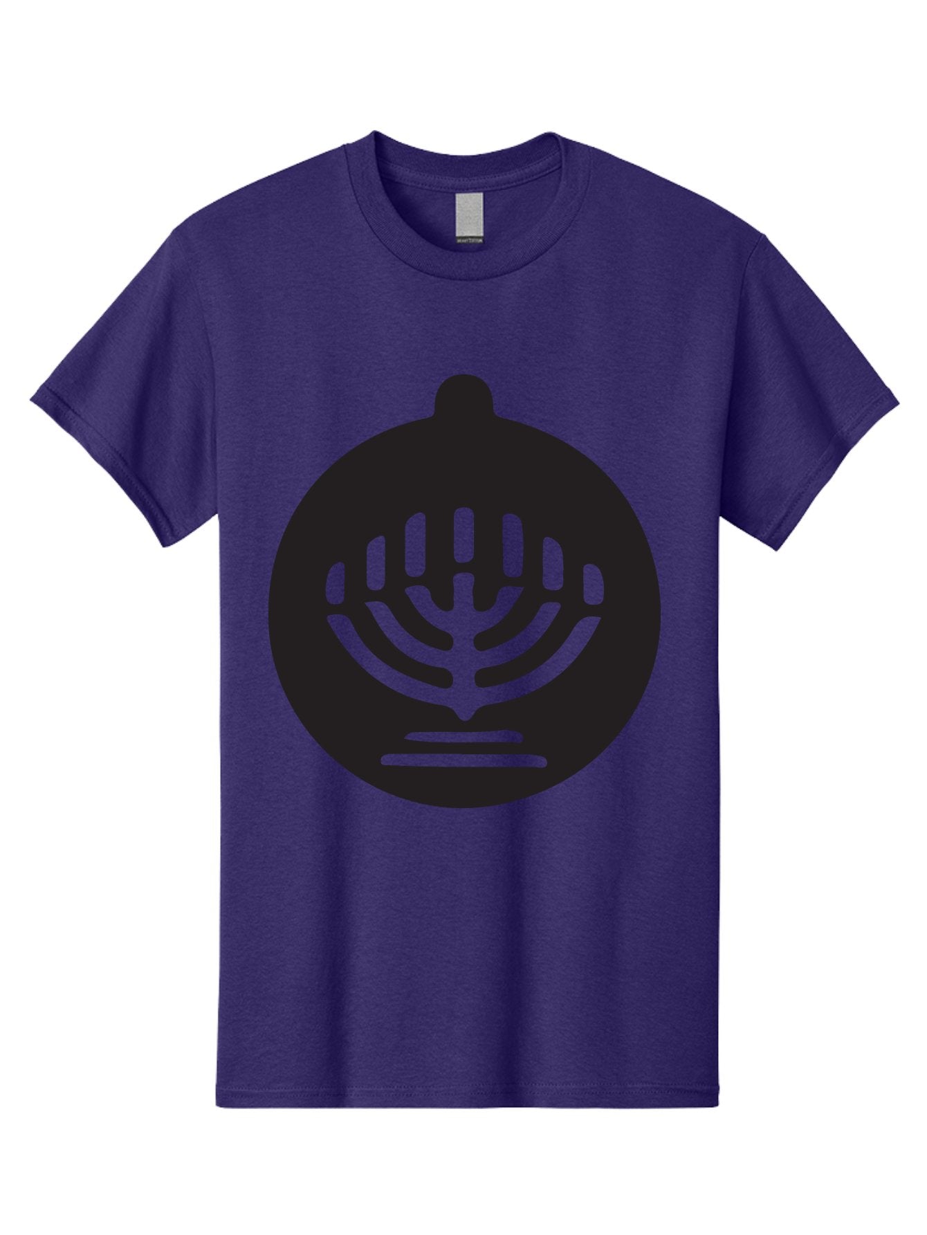 Hamsa-Menorah Men'S Graphic Tee, 100% Cotton, Comfortable Casual Summer Wear, Machine Washable, Hamsa And Menorah Symbol, Jewish Faith And Tradition, Protective Hamsa Hand, Seven-Branched Menorah, Faith And Spirituality, Cultural Heritage Aac789 12