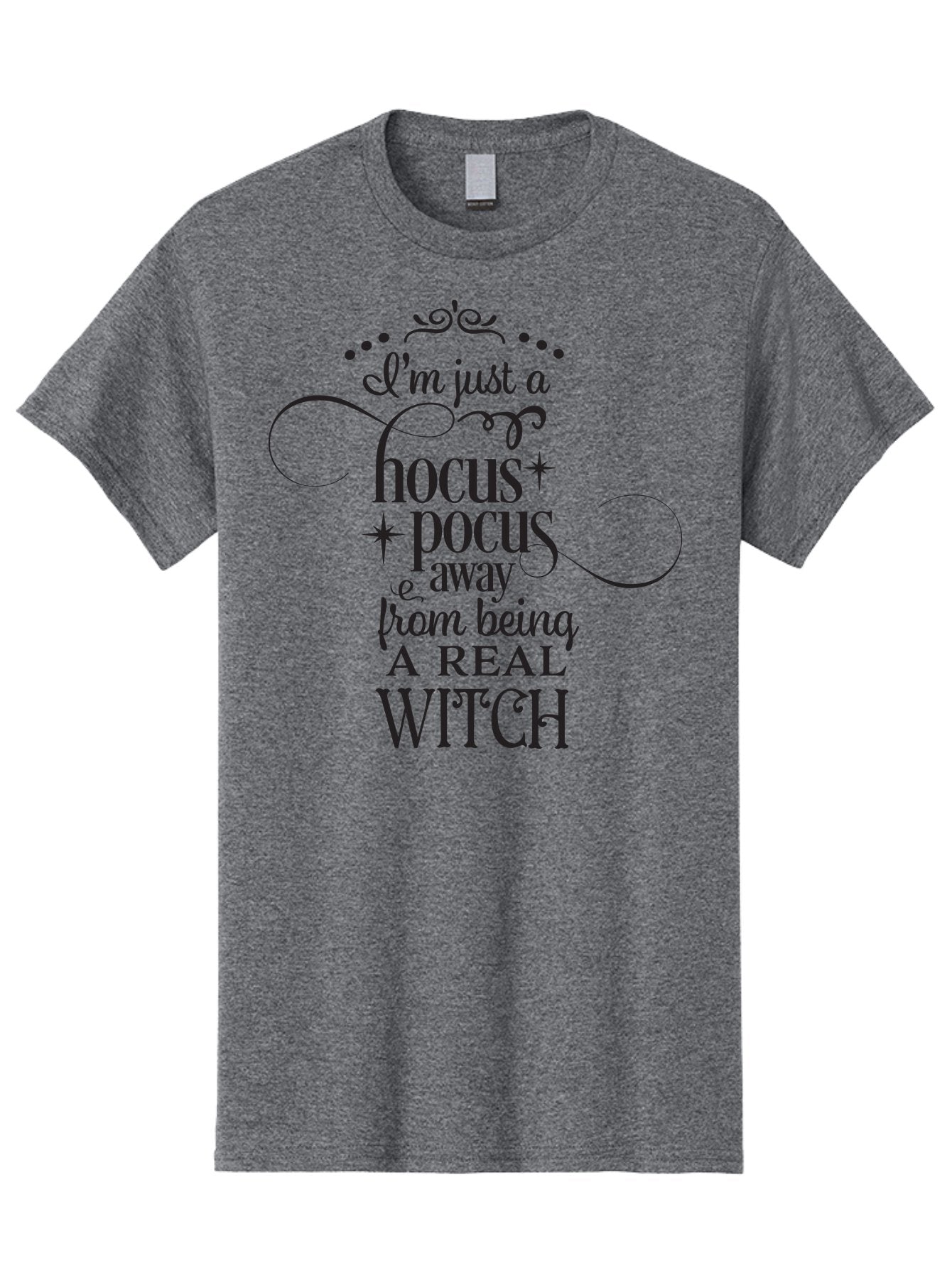 Hocus-Pocus-Witch-Quote Men'S Graphic Tee, 100% Cotton, Comfortable Casual Summer Wear, Machine Washable, Funny Witch Quote, Hocus Pocus, Halloween Humor, Witchy Sayings, Magical Phrases, Spooky Season, Witchcraft, Mystical Vibes Aac821 8