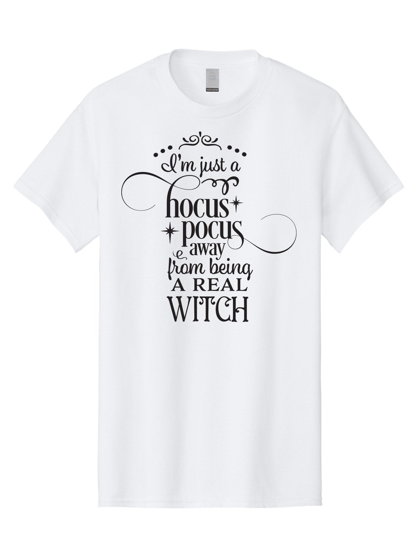 Hocus-Pocus-Witch-Quote Men'S Graphic Tee, 100% Cotton, Comfortable Casual Summer Wear, Machine Washable, Funny Witch Quote, Hocus Pocus, Halloween Humor, Witchy Sayings, Magical Phrases, Spooky Season, Witchcraft, Mystical Vibes Aac821 13