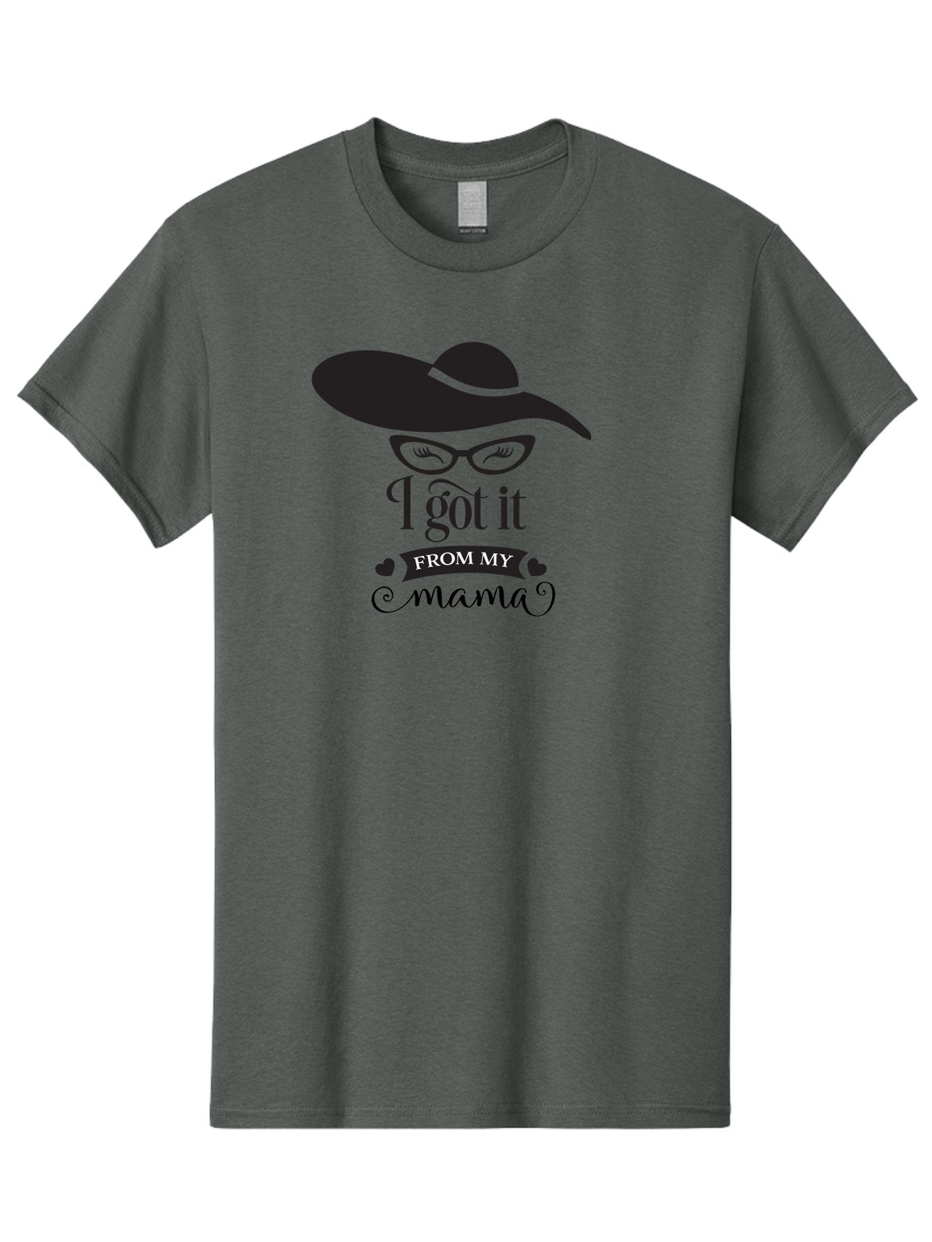 I-Got-It-From-My-Mama Men'S Graphic Tee, 100% Cotton, Comfortable Casual Summer Wear, Machine Washable, Funny Mama Quote, Humorous Mom Saying, I Got It From My Mama, Cute Mama Design, Mama Love, Mom Humor, Heartwarming Quote, Aac848 7