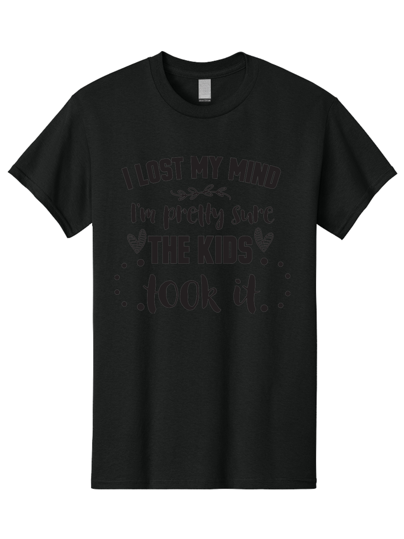 I-Lost-My-Mind Men'S Graphic Tee, 100% Cotton, Comfortable Casual Summer Wear, Machine Washable, Humorous Quote, Funny Saying, Parenting Humor, Mom Life, Childless Joke, Witty Phrase, Relatable Quote, Sarcastic Humor, Funny Quotes Aac854 7