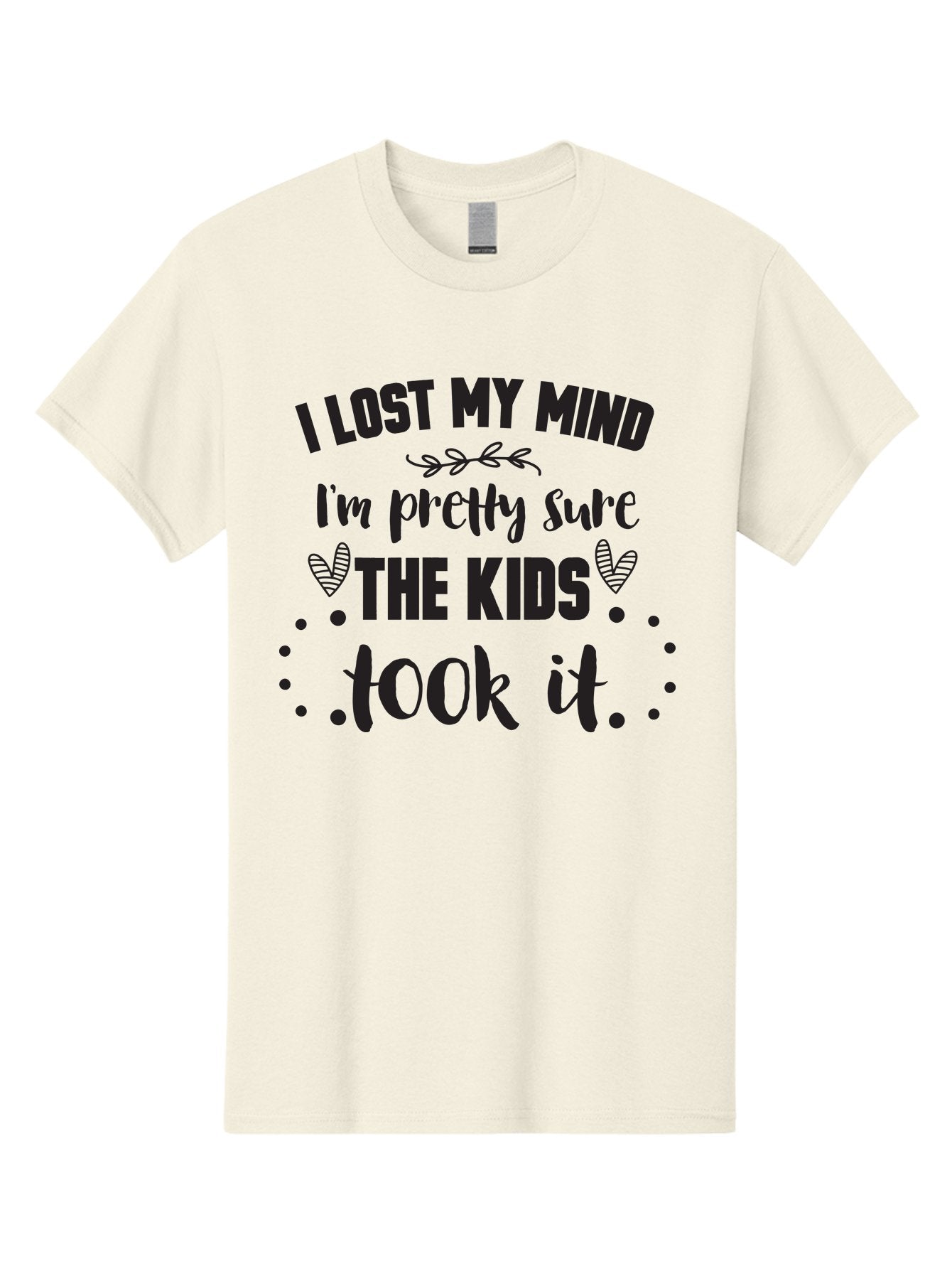 I-Lost-My-Mind Men'S Graphic Tee, 100% Cotton, Comfortable Casual Summer Wear, Machine Washable, Humorous Quote, Funny Saying, Parenting Humor, Mom Life, Childless Joke, Witty Phrase, Relatable Quote, Sarcastic Humor, Funny Quotes Aac854 10