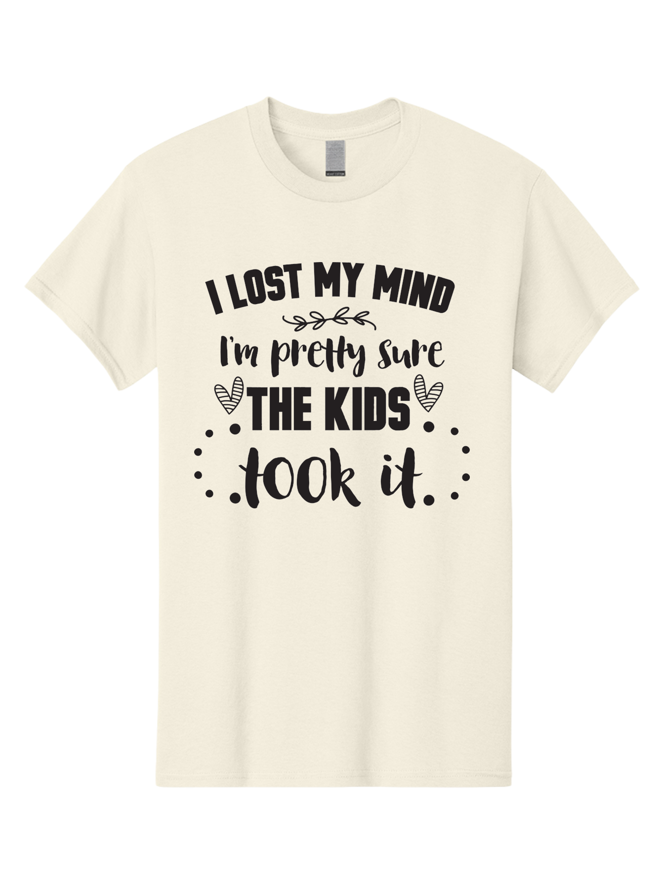 I-Lost-My-Mind Men'S Graphic Tee, 100% Cotton, Comfortable Casual Summer Wear, Machine Washable, Humorous Quote, Funny Saying, Parenting Humor, Mom Life, Childless Joke, Witty Phrase, Relatable Quote, Sarcastic Humor, Funny Quotes Aac854 27