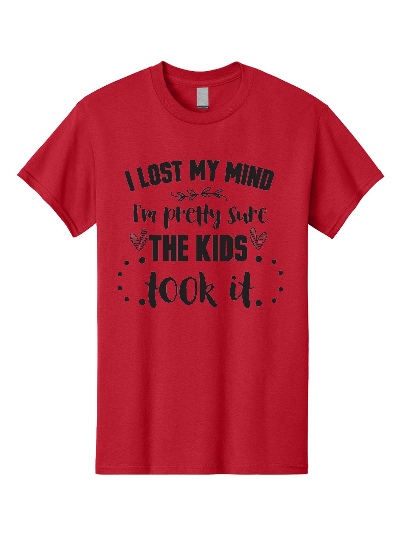 I-Lost-My-Mind Men'S Graphic Tee, 100% Cotton, Comfortable Casual Summer Wear, Machine Washable, Humorous Quote, Funny Saying, Parenting Humor, Mom Life, Childless Joke, Witty Phrase, Relatable Quote, Sarcastic Humor, Funny Quotes Aac854 3